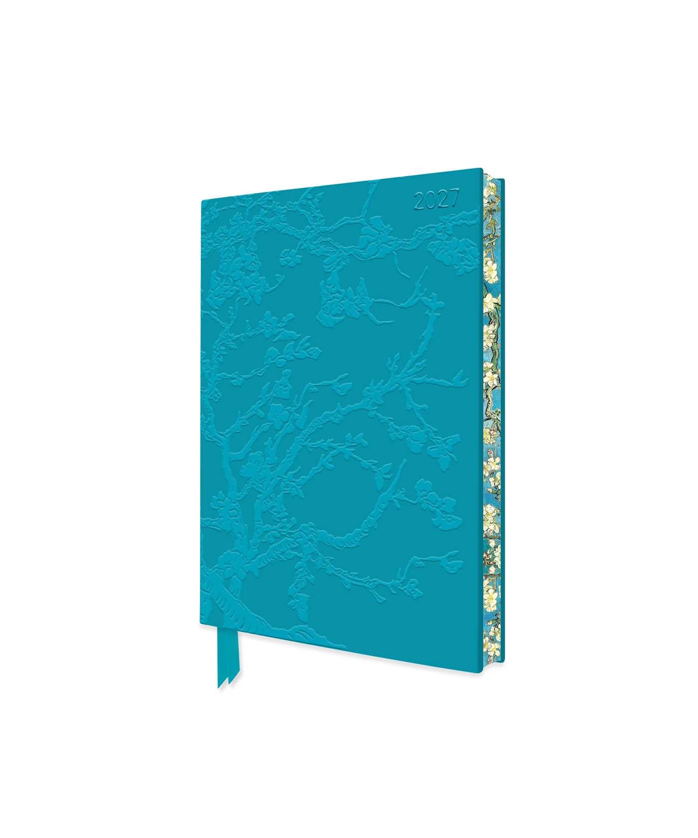Vincent van Gogh: Almond Blossom 2027 Pocket Artisan Art Vegan Leather Diary – Week to View