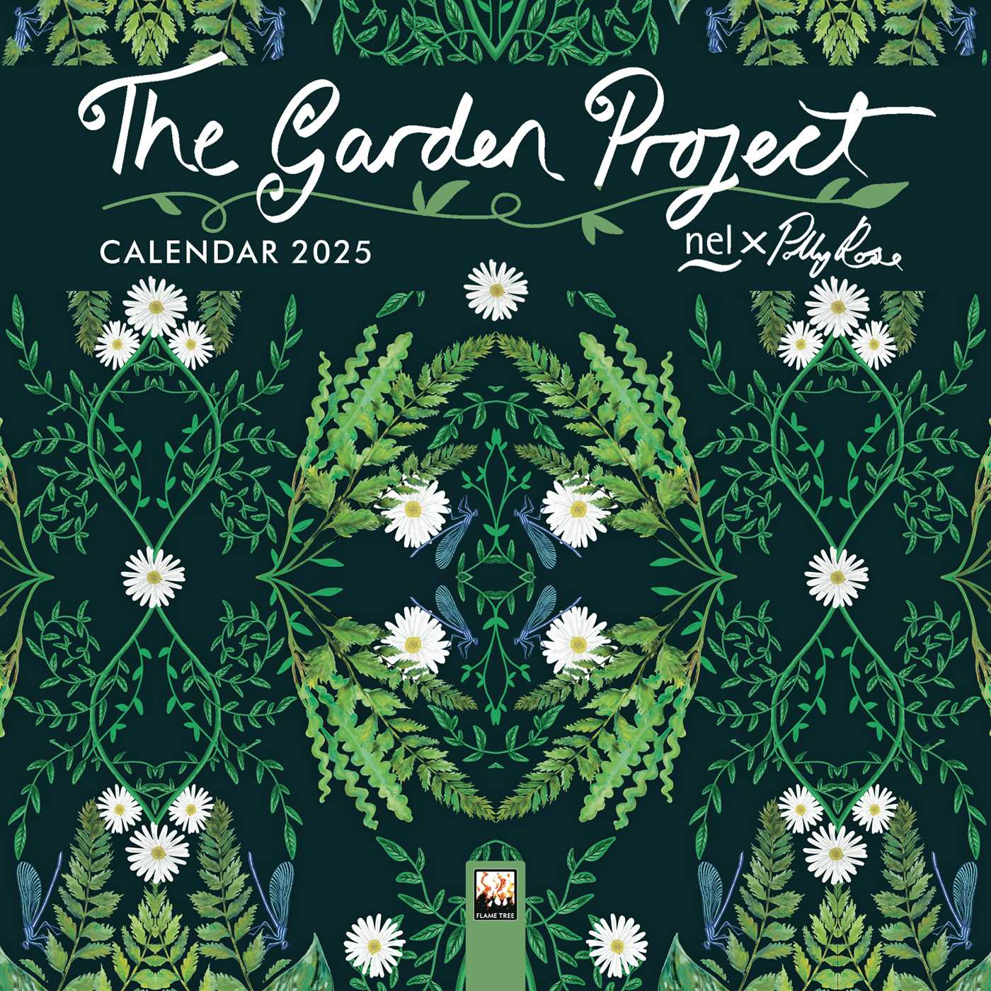 Nel × Polly Rose: The Garden Project Mini Wall Calendar 2025 (Art Calendar)