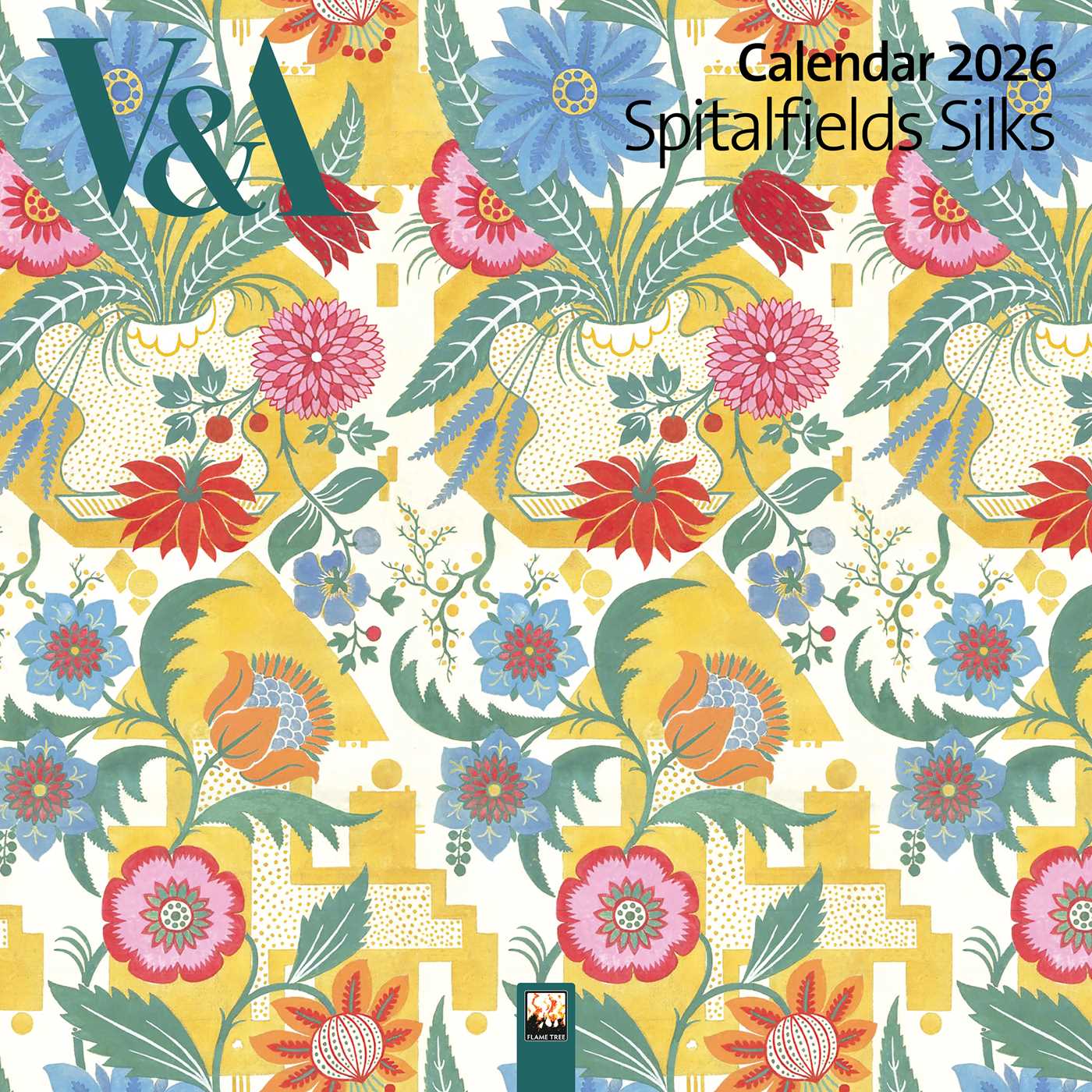 V&A: Spitalfields Silks Wall Calendar 2026 (Art Calendar)