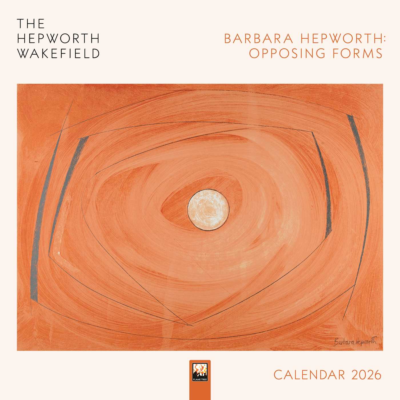 Hepworth Wakefield: Barbara Hepworth: Twelve Lithographs Wall Calendar 2026 (Art Calendar)