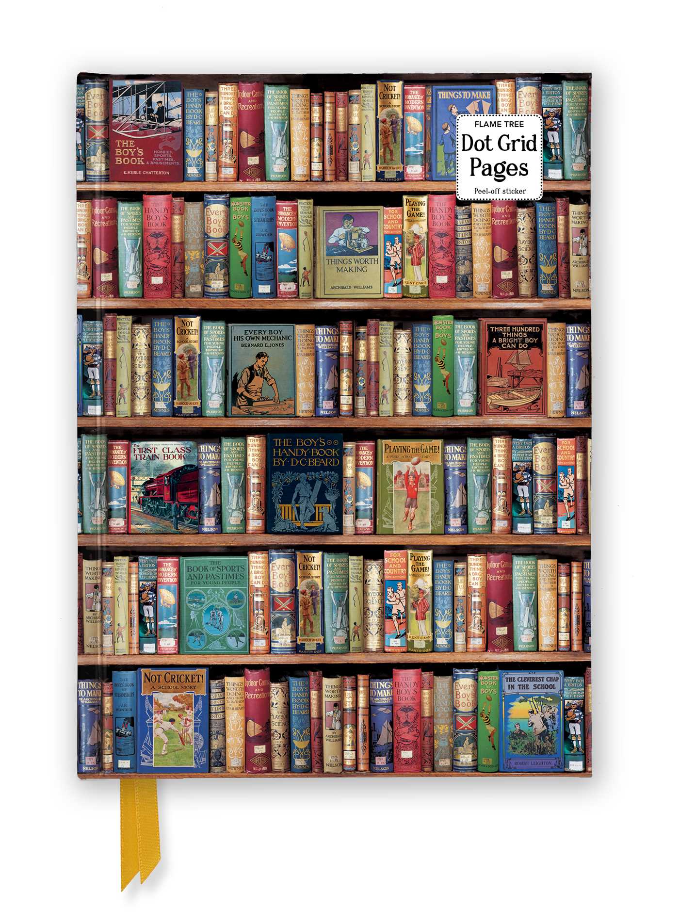 Bodleian Libraries: Hobbies & Pastimes Bookshelves (Foiled Dot Grid Journal)