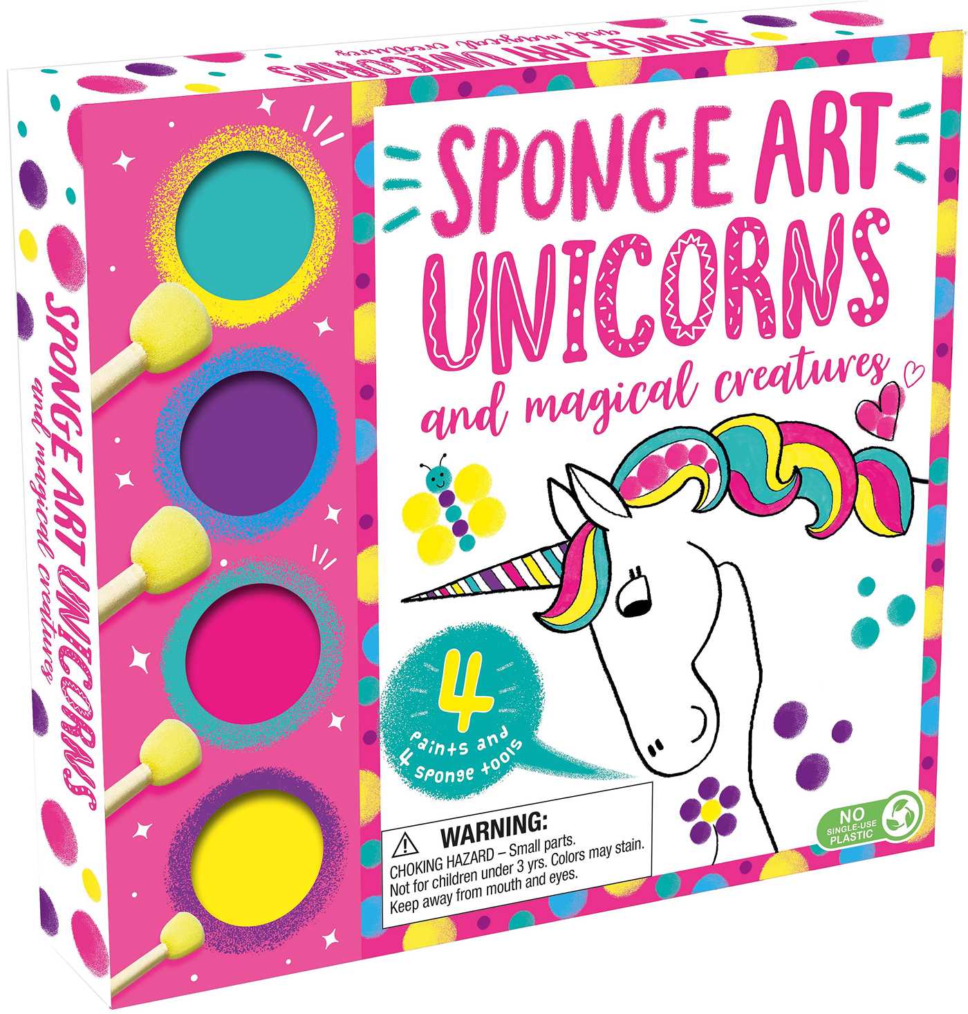 Sponge Art Unicorns and Magical Creatures