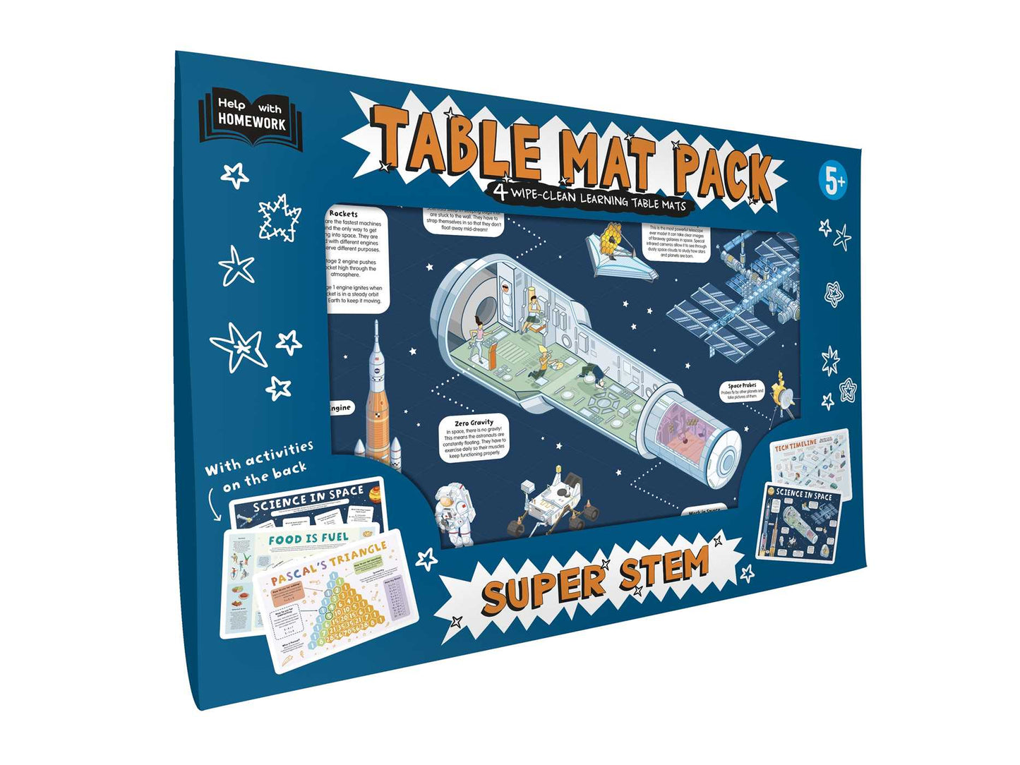 Help with Homework Super STEM Table Mat Pack