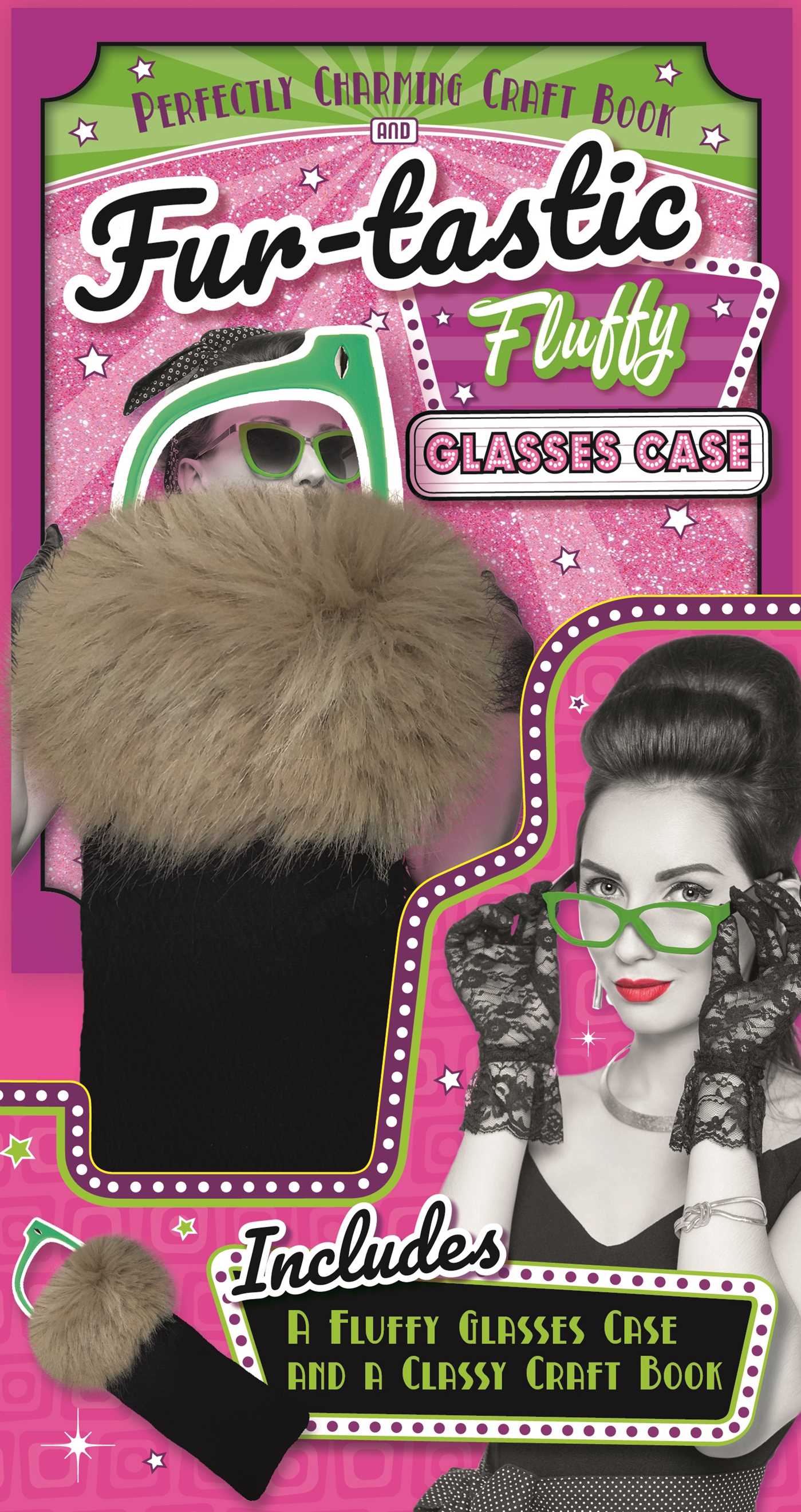 Perfectly Charming Craft Book and Fur-tastic Fluffy Glasses Case