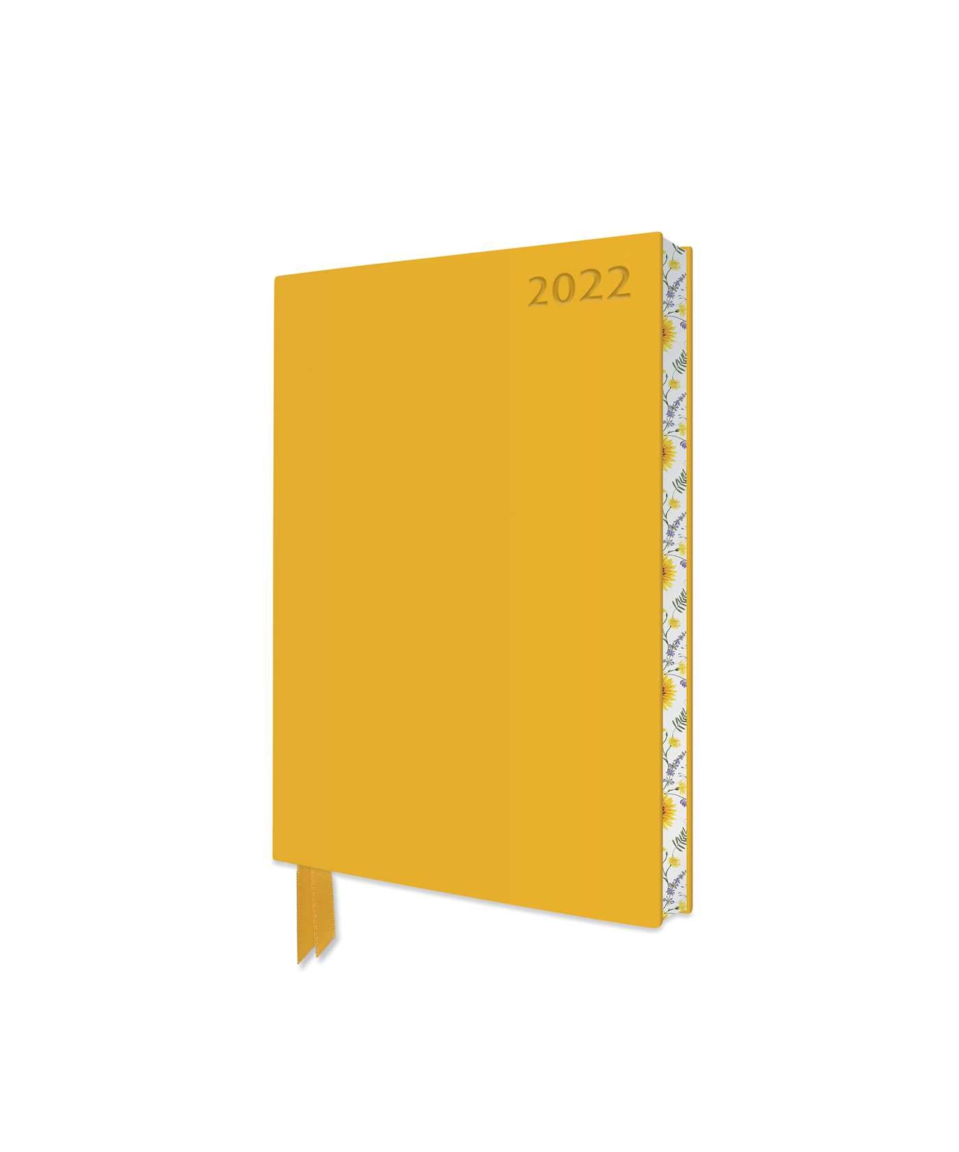 Sunny Yellow Artisan A6 Diary 2022