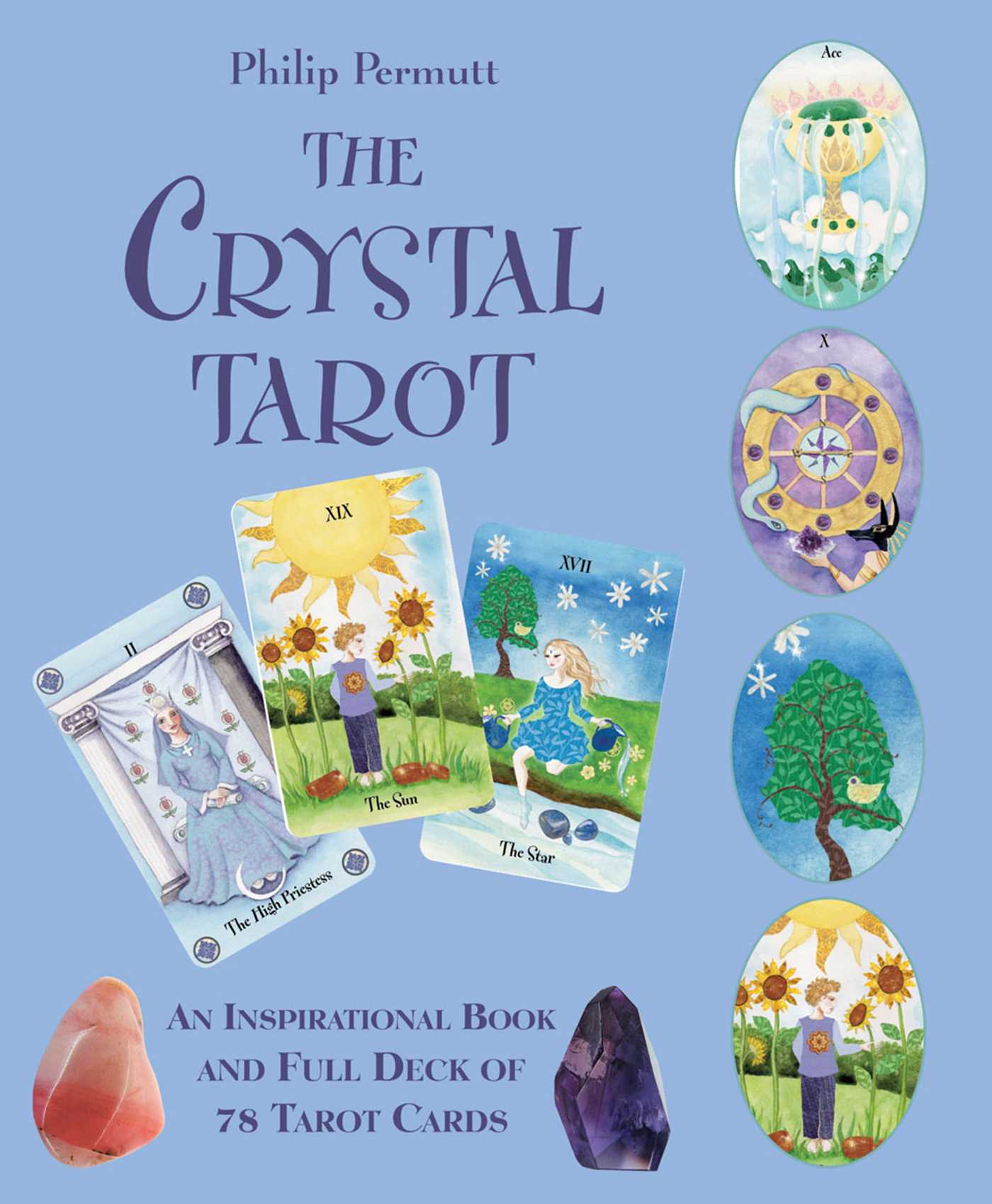 Crystal Tarot: An inspirational book and full deck of 78 tarot cards