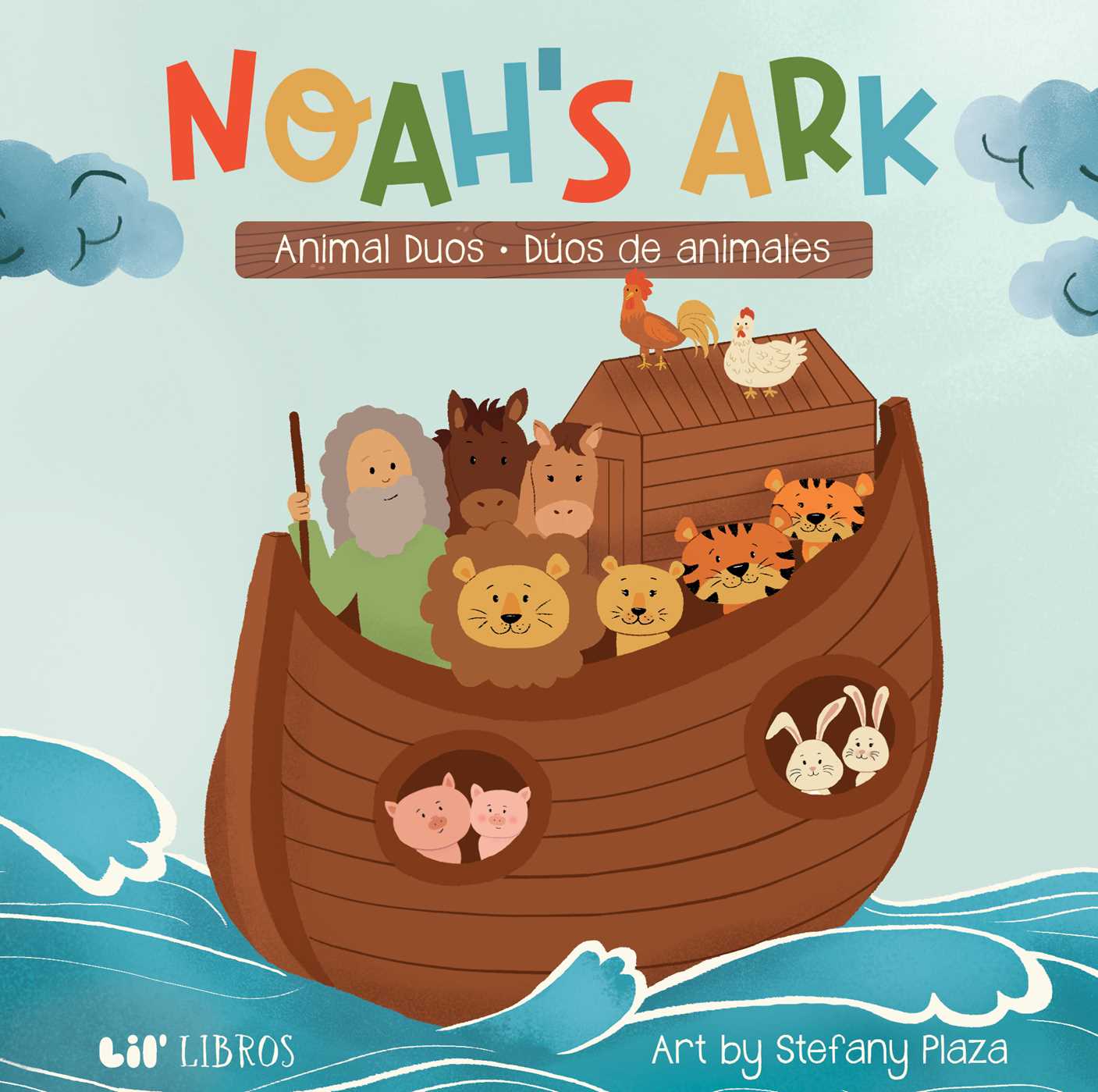 Noah's Ark: Animal Duos / Dúos de animales (Bilingual: English/Spanish)