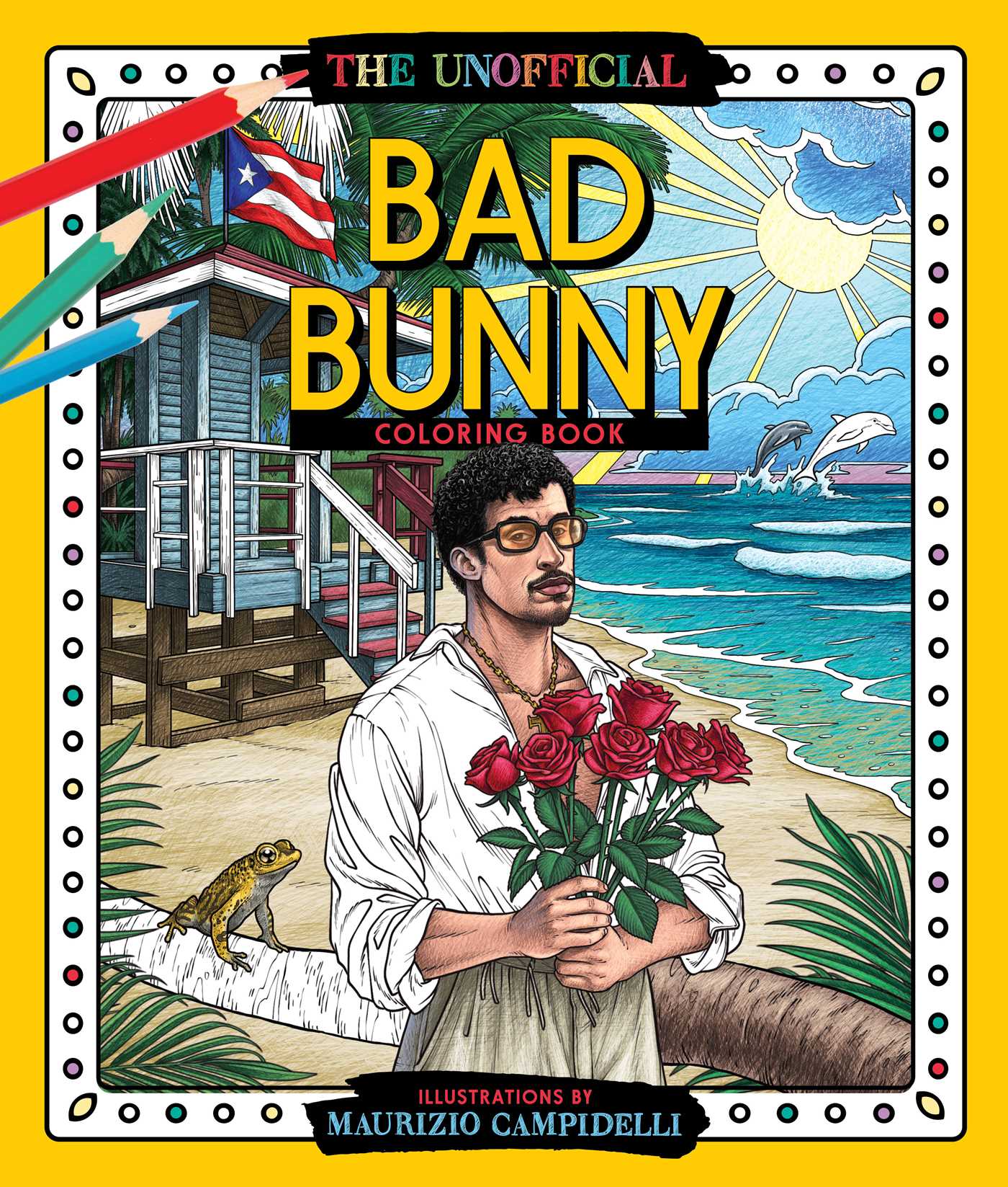 The Unofficial Bad Bunny Coloring Book