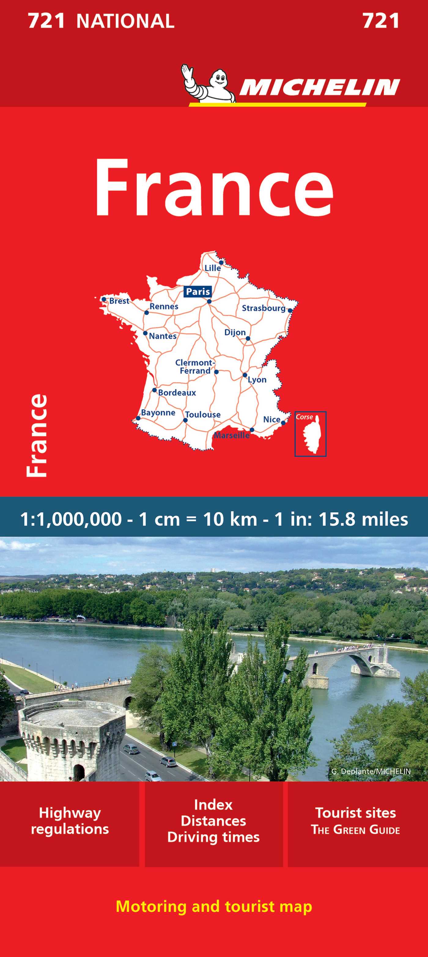 Michelin France Map 721