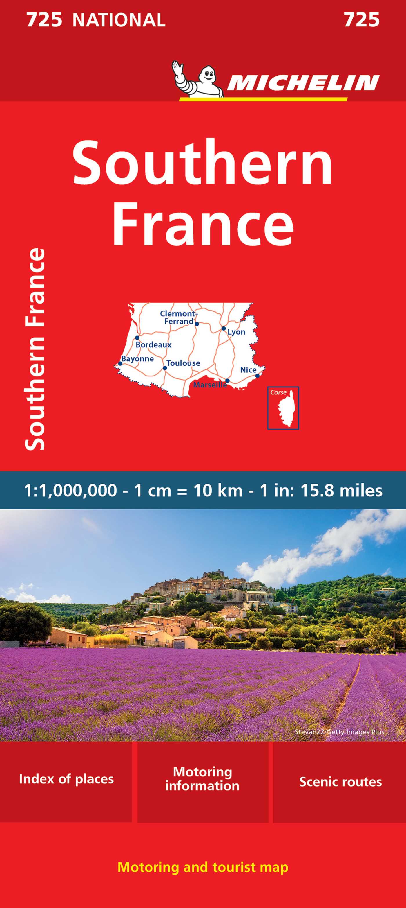 Michelin France, South Map 725