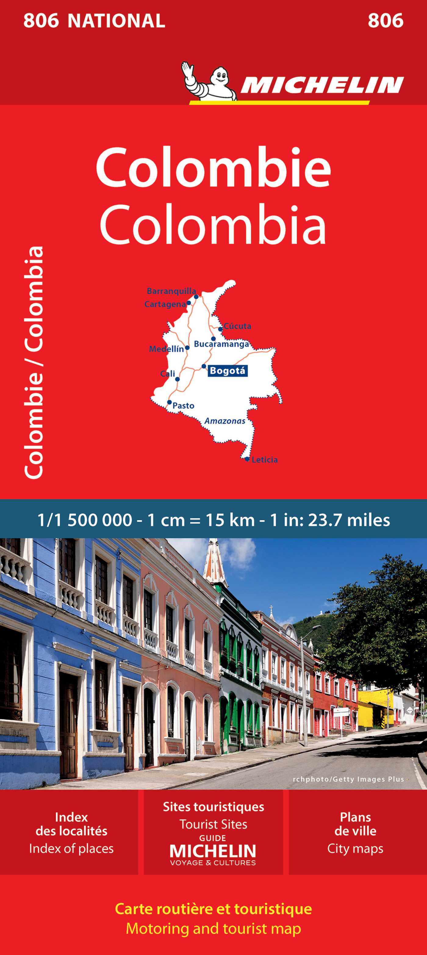 Michelin Columbia Road and Tourist Map No. 806