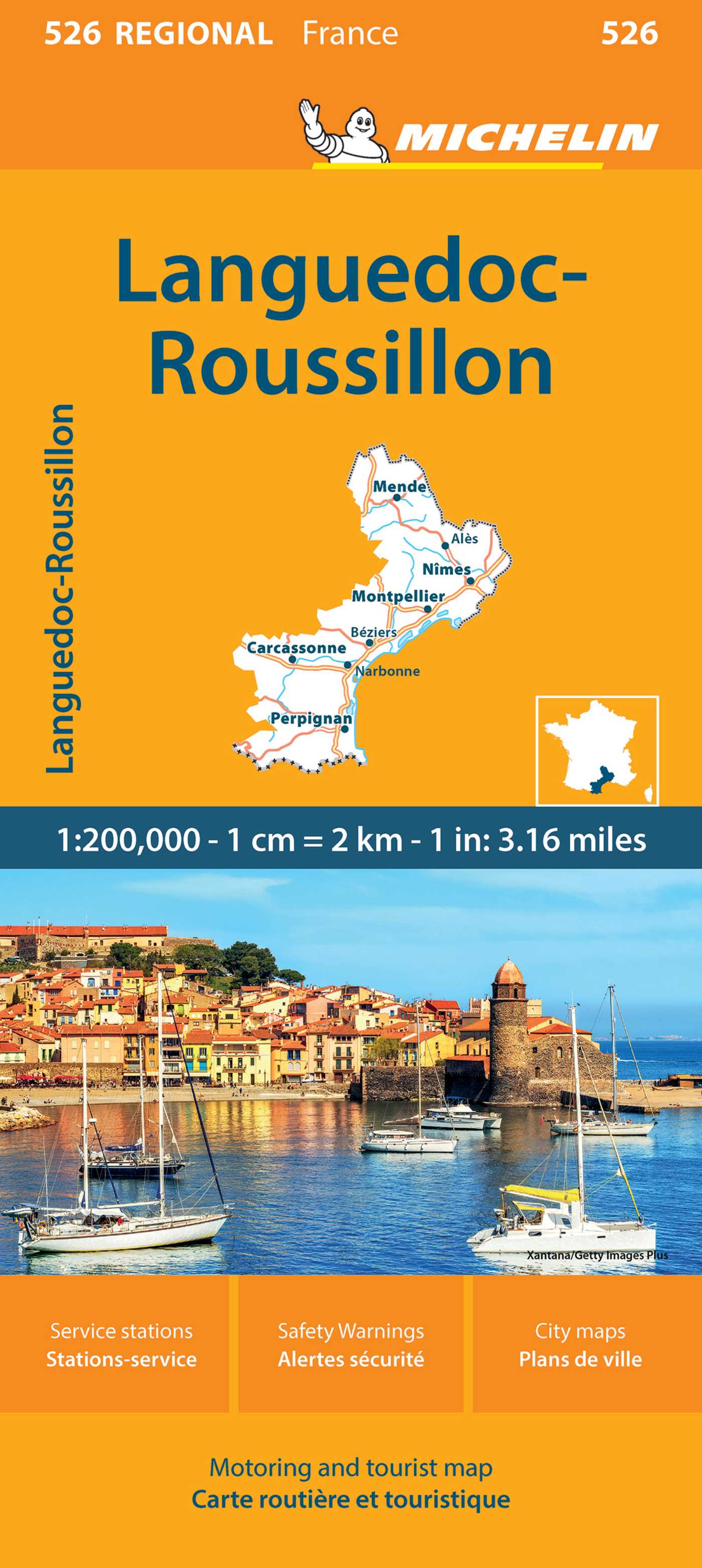 France: Languedoc-Roussillon Map 526