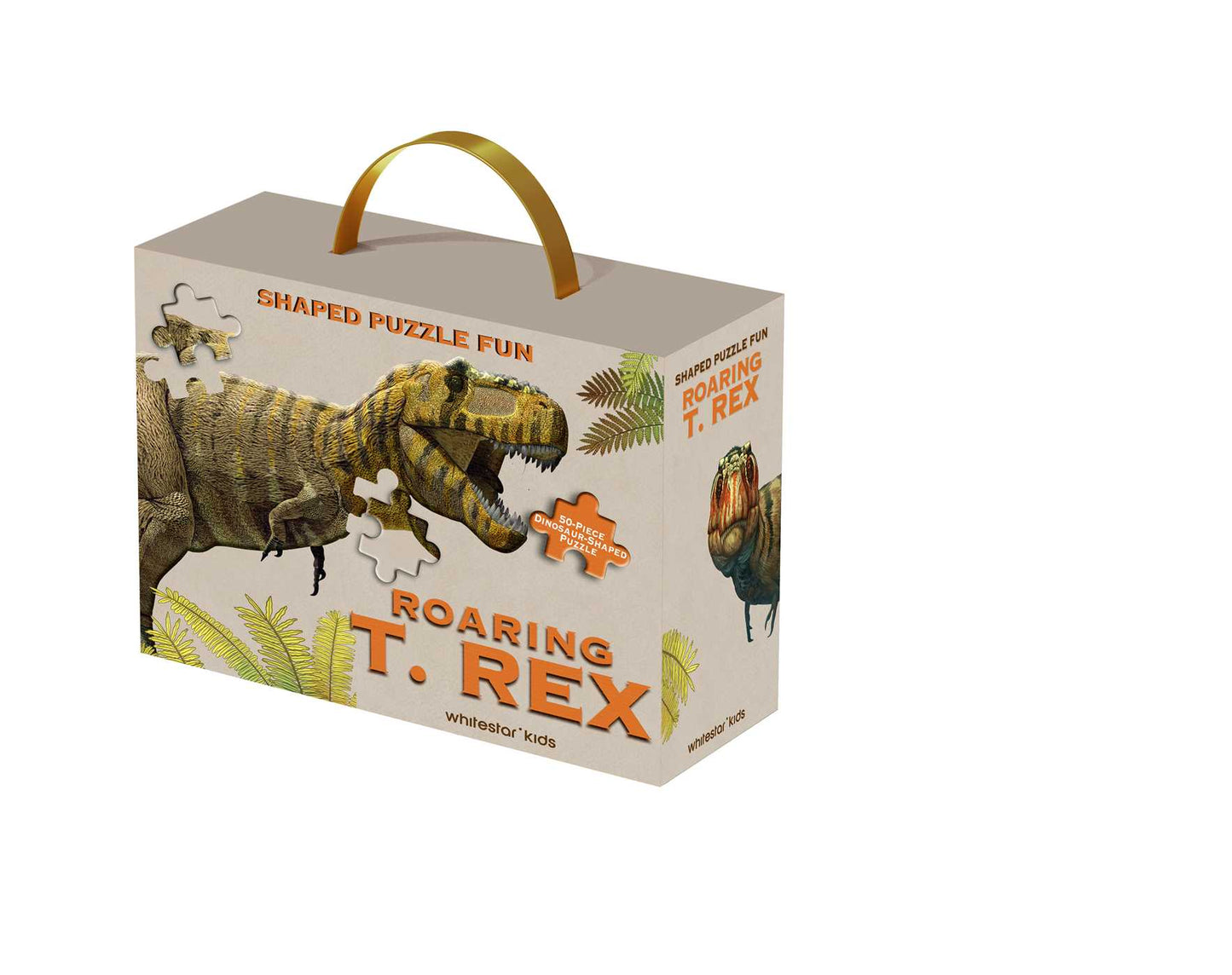 Shaped Puzzle Fun Roaring T. Rex
