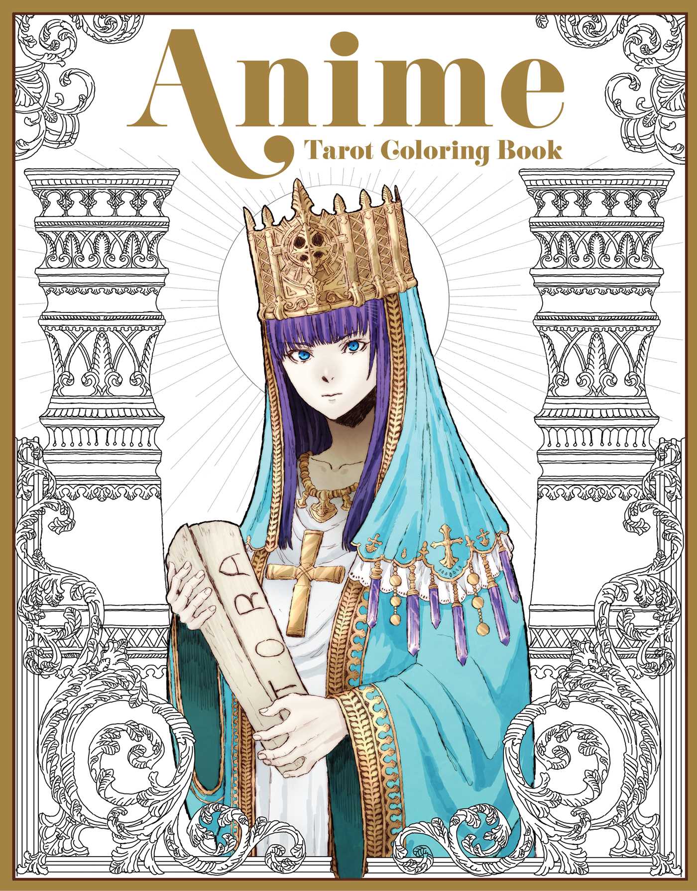 Anime Tarot Coloring Book