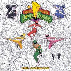 Mighty Morphin Power Rangers Adult Coloring Book