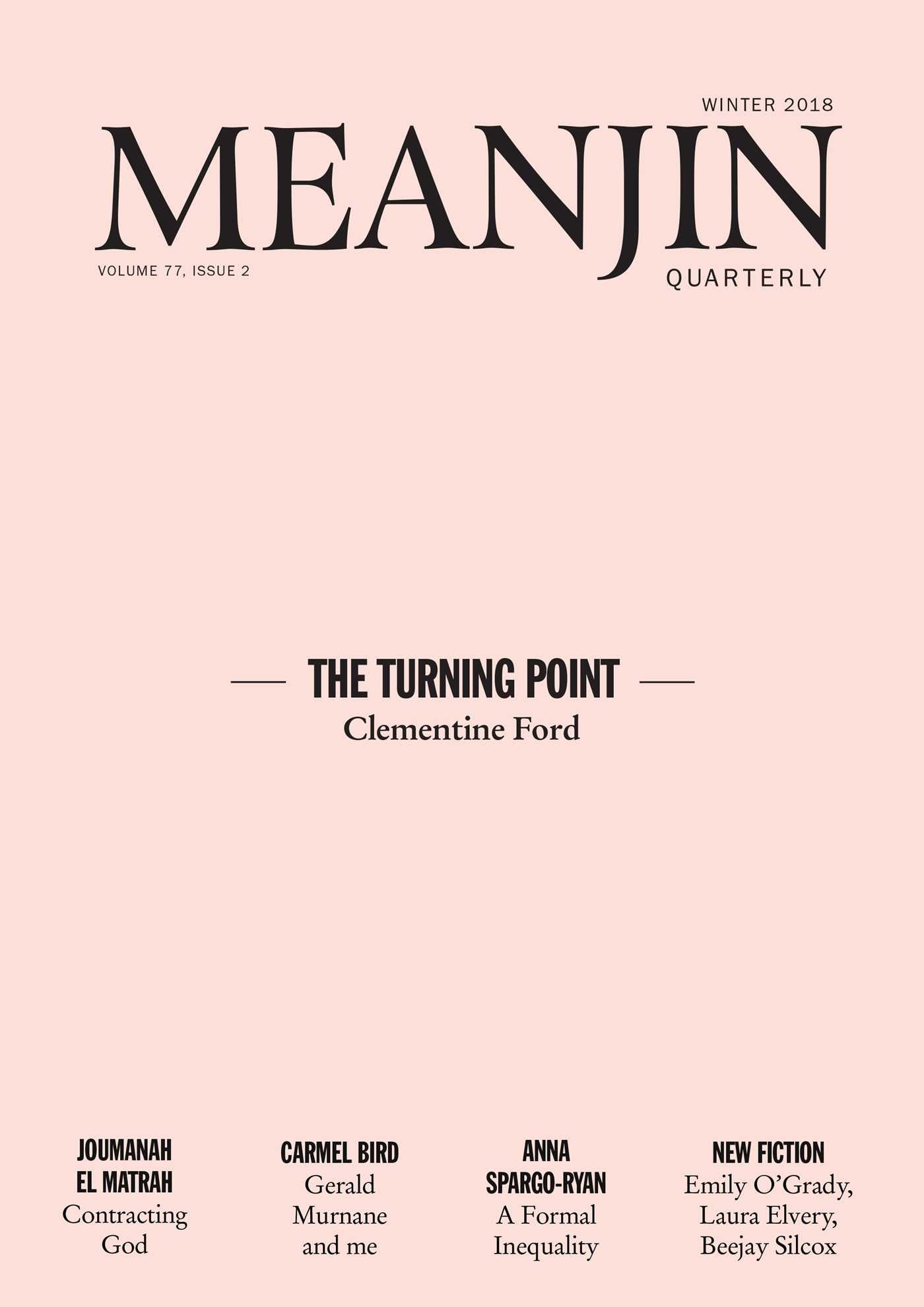 Meanjin Vol 77, No 2