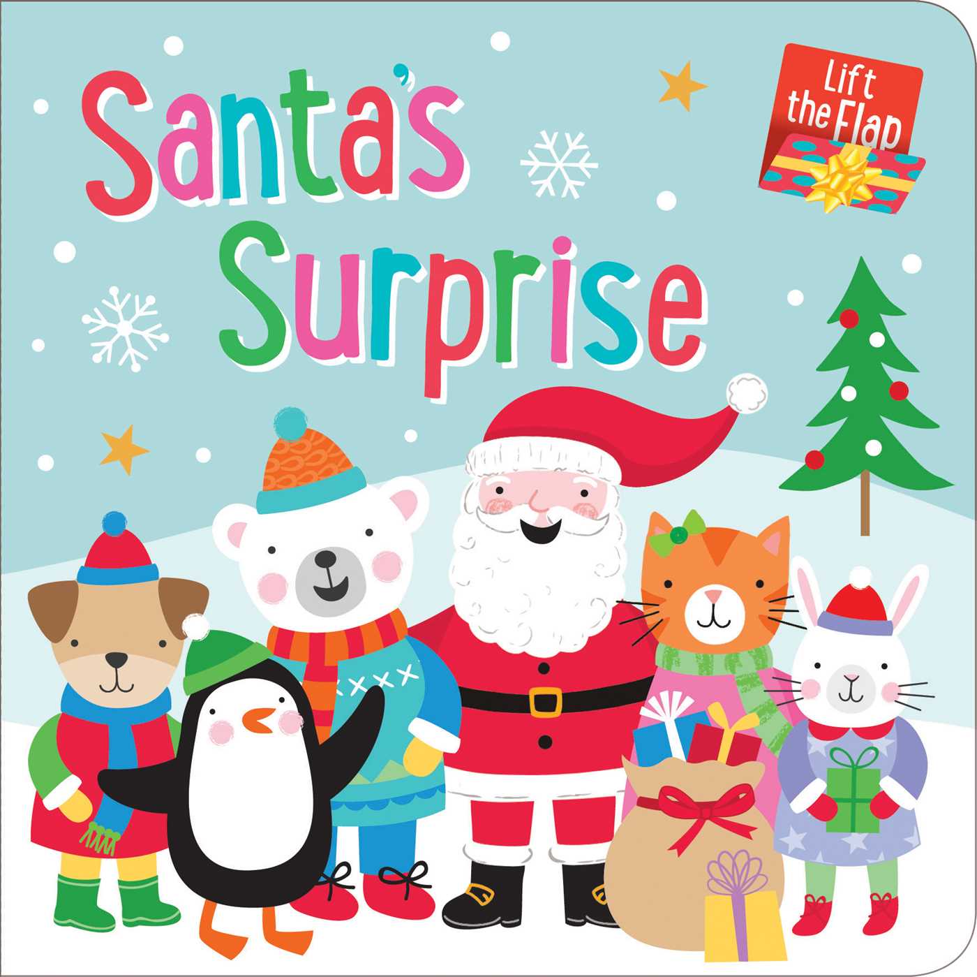 Santa's Surprise: Chunky Lift-the-Flap Board Book