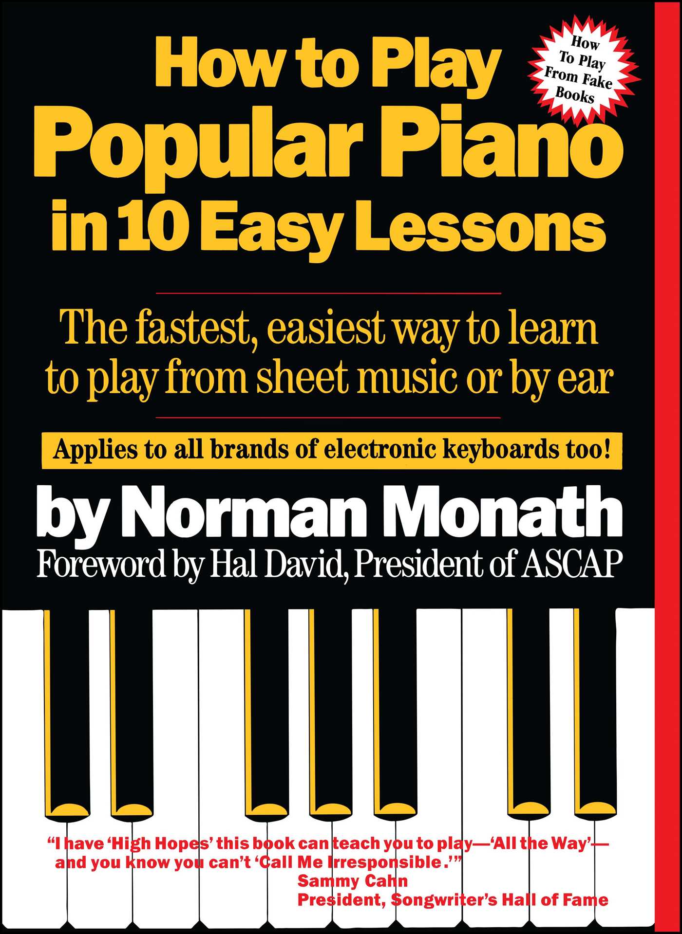 How to Play Popular Piano in 10 Easy Lessons