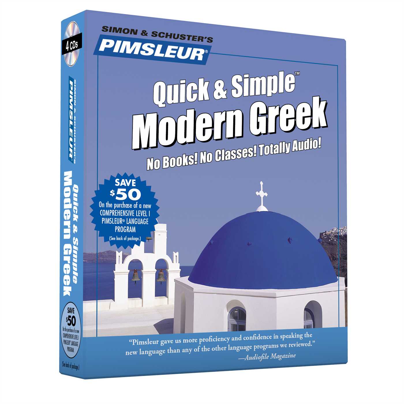 Pimsleur Greek (Modern) Quick & Simple Course - Level 1 Lessons 1-8 CD
