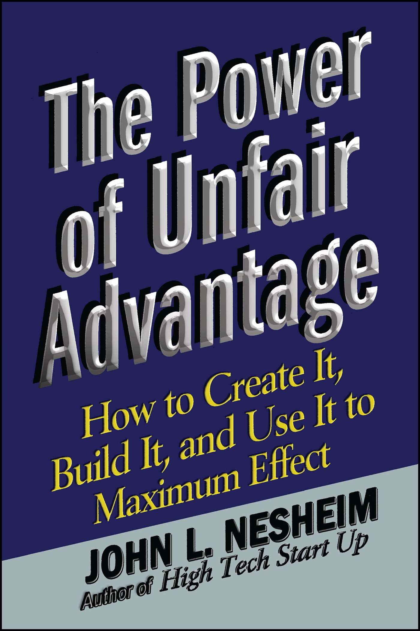 Power of Unfair Advantage: How to Create It, Build it, and Use It to Maximum Effect
