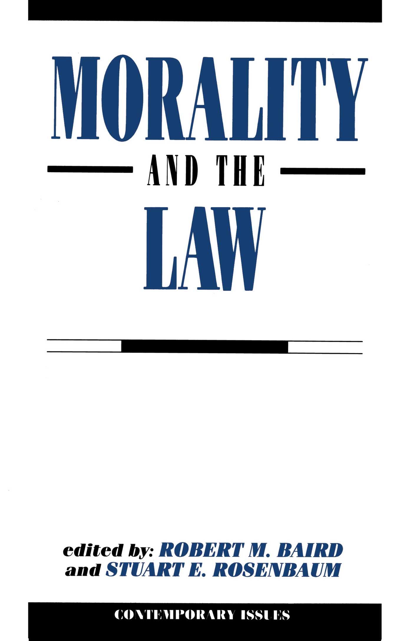Morality and the Law