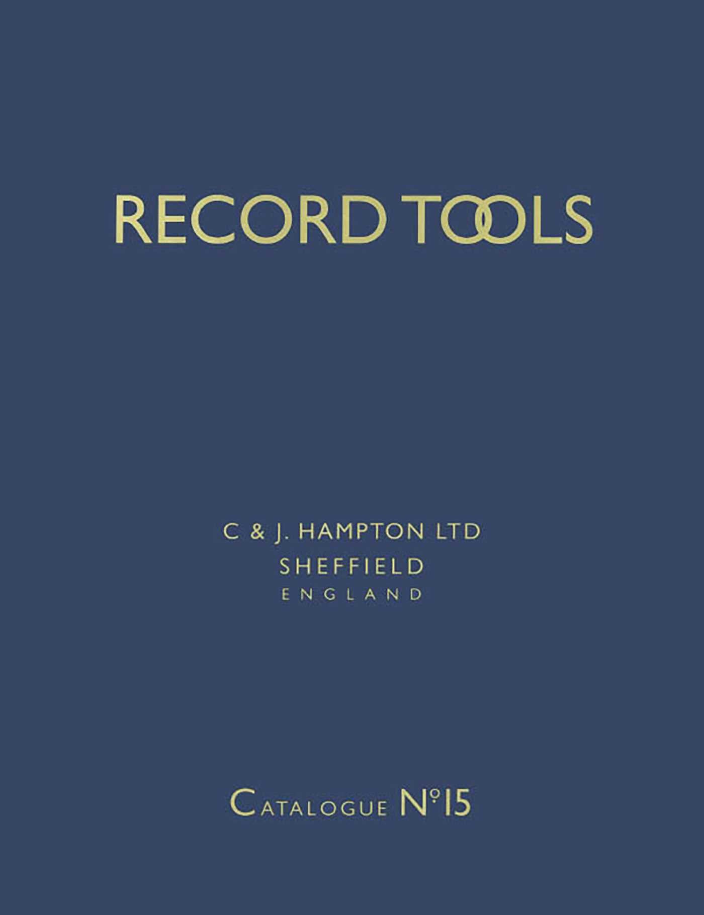 Record Tools: No. 15