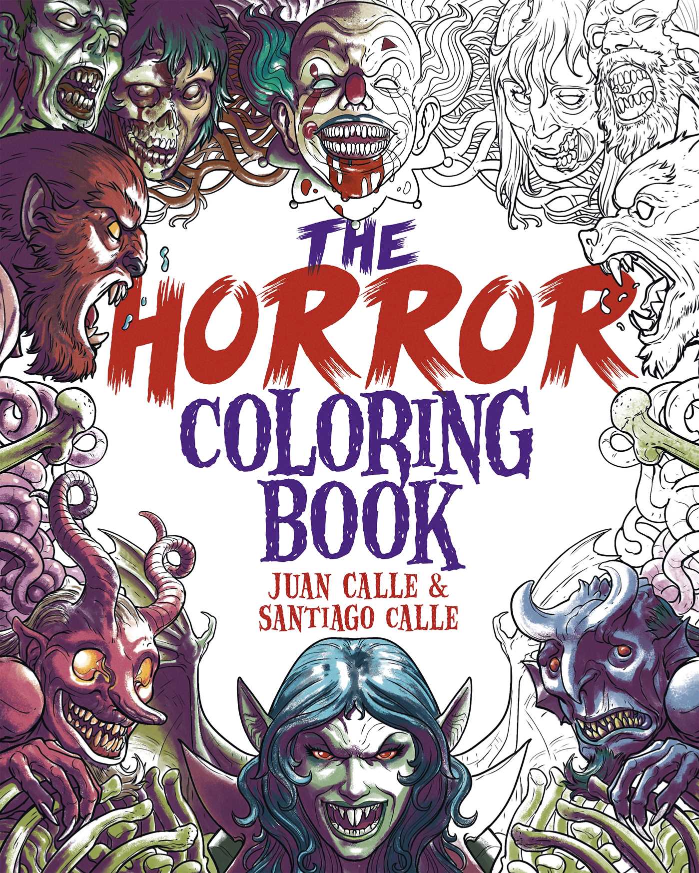 Horror Coloring Book