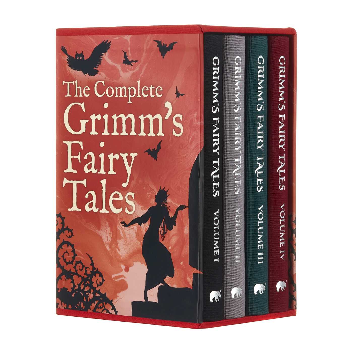 Complete Grimm's Fairy Tales: Deluxe 4-Book Hardcover Boxed Set