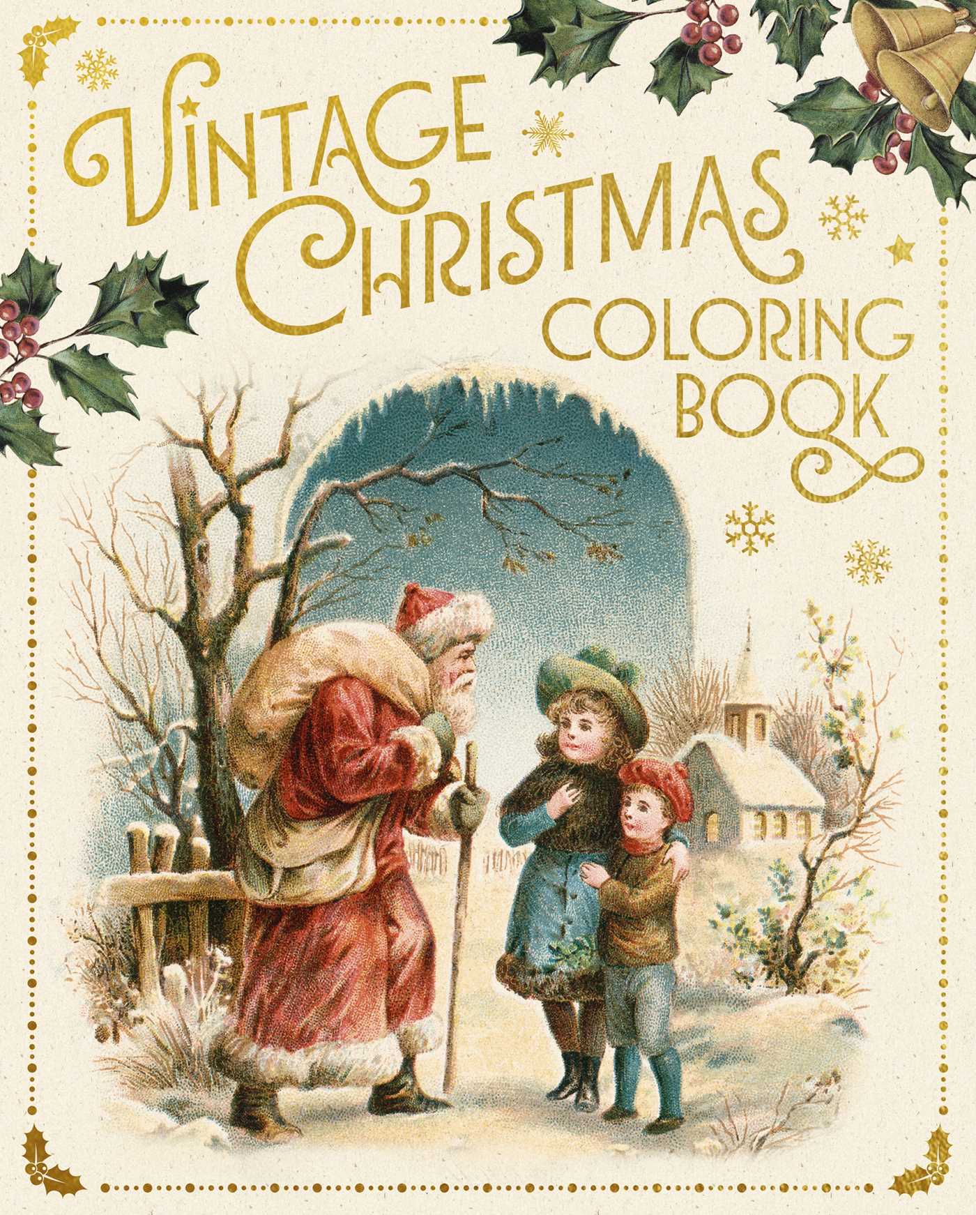 Vintage Christmas Coloring Book
