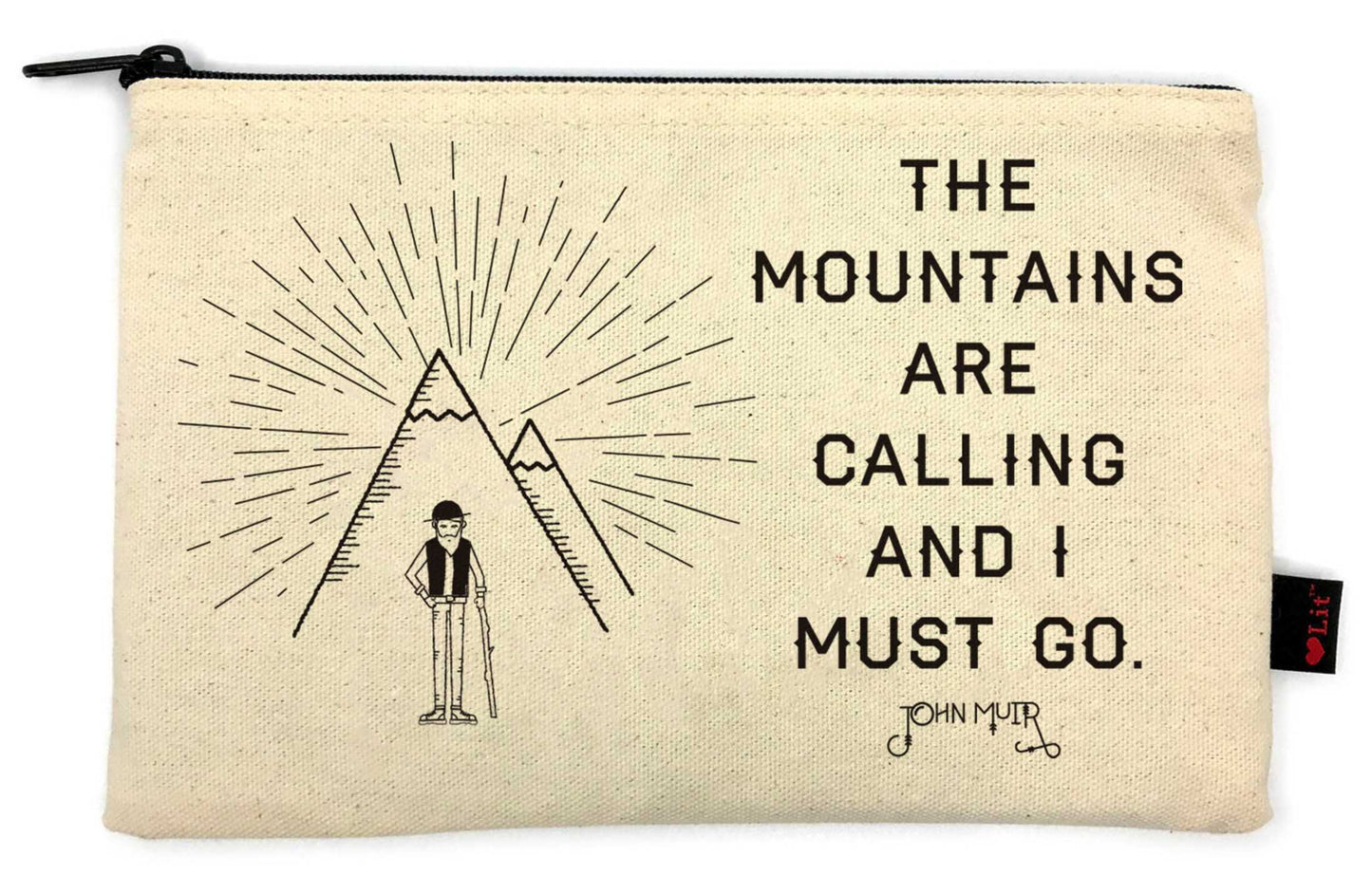 Mountains Are Calling Pencil Pouch