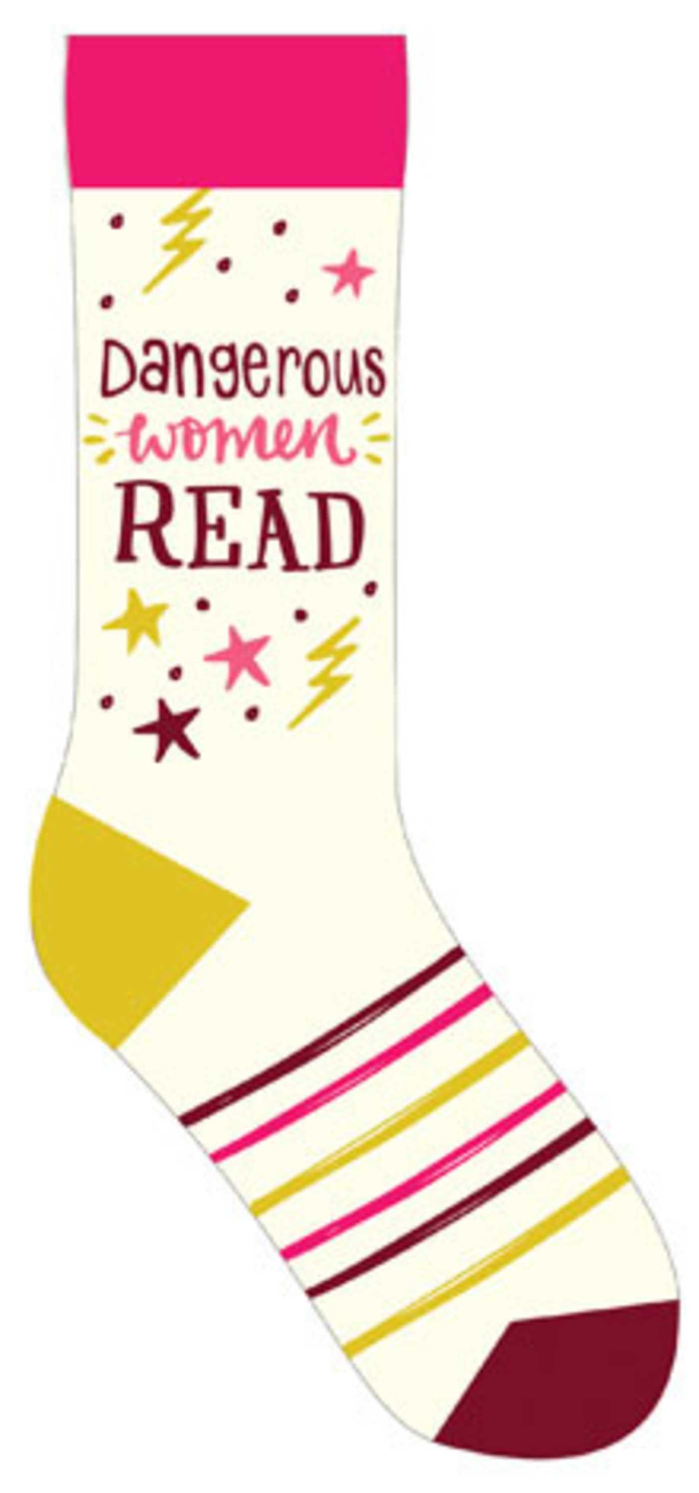 Dangerous Women Read Socks