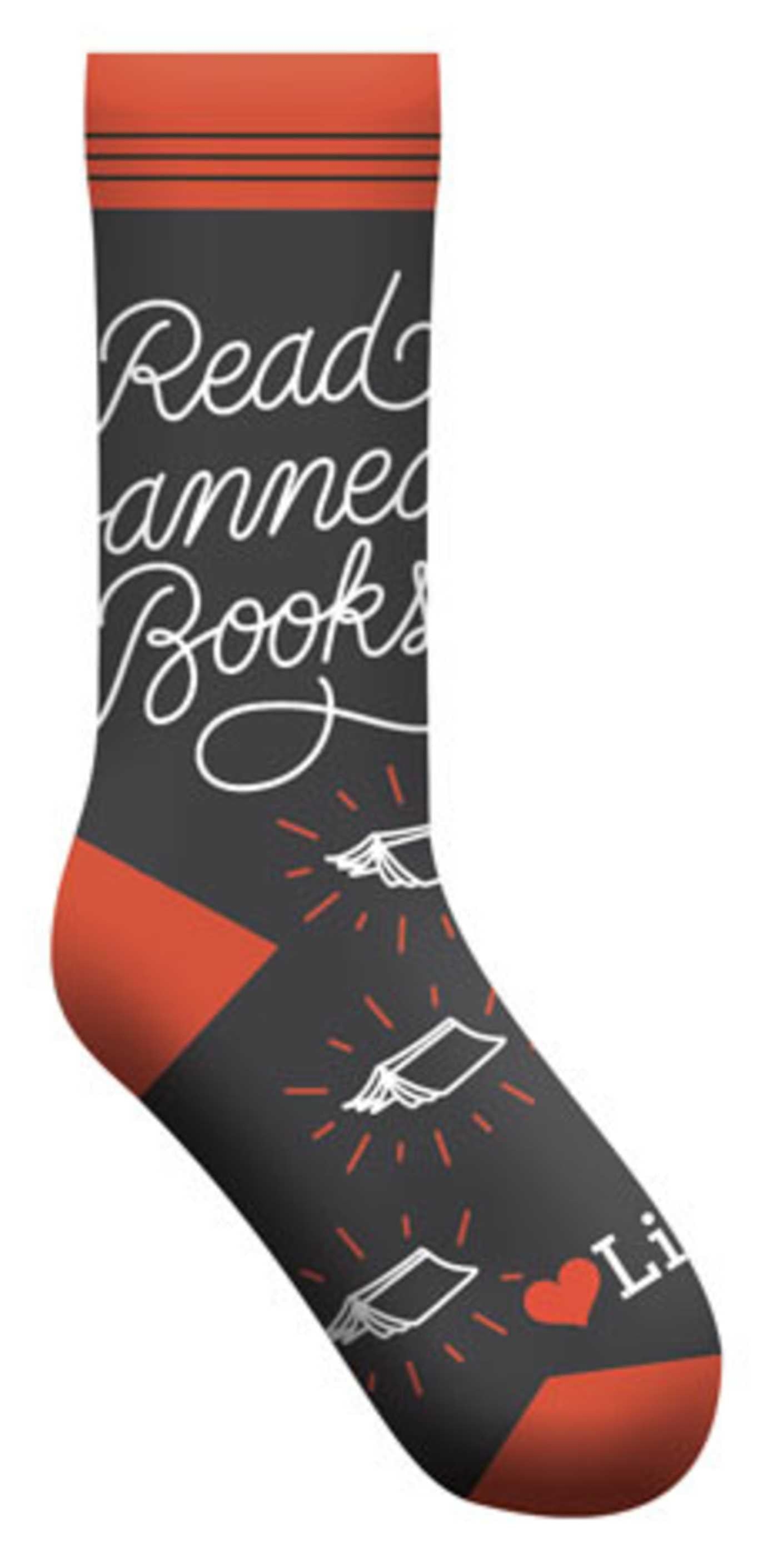 Read Banned Books Socks (Pack of 6)