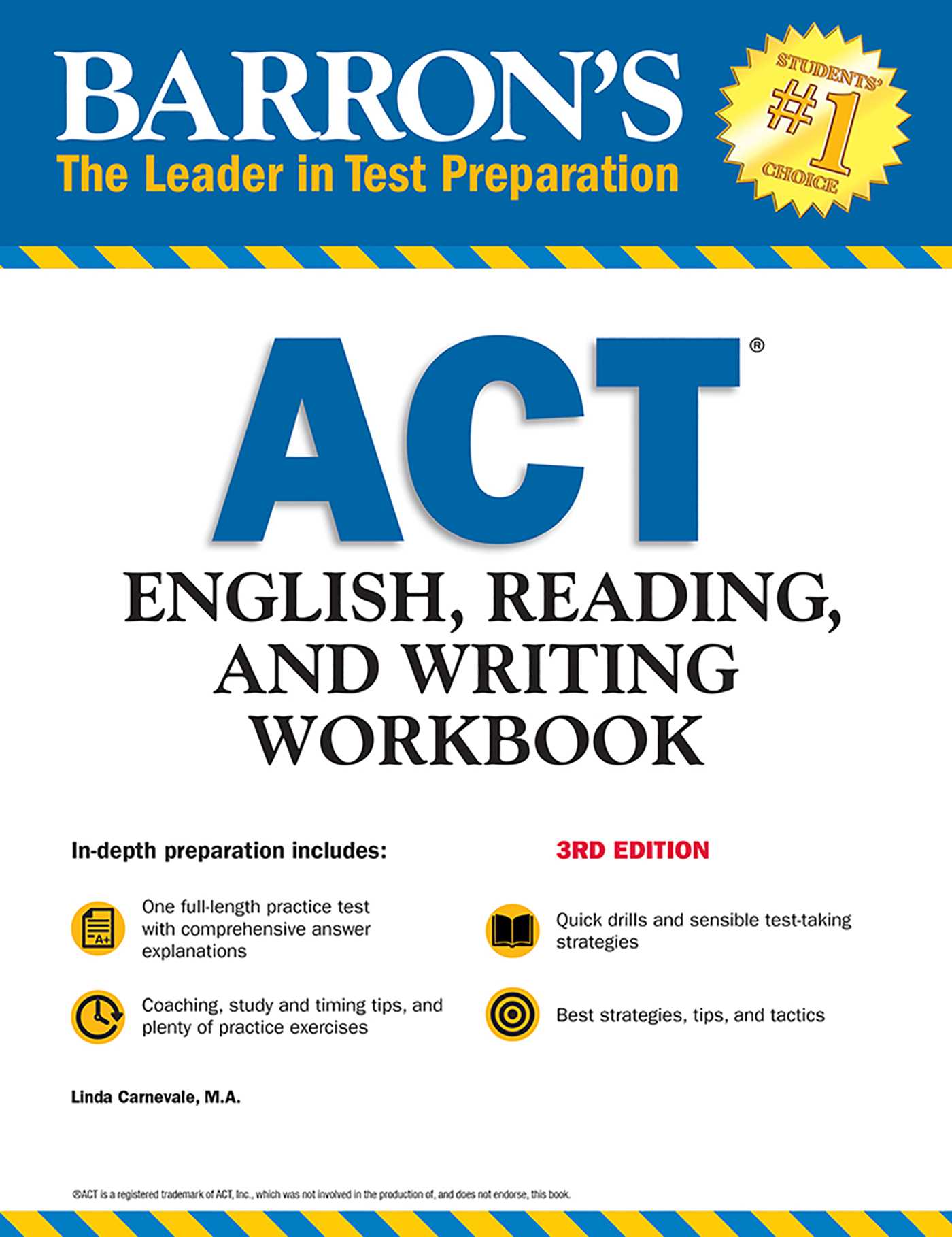 ACT English, Reading, and Writing Workbook