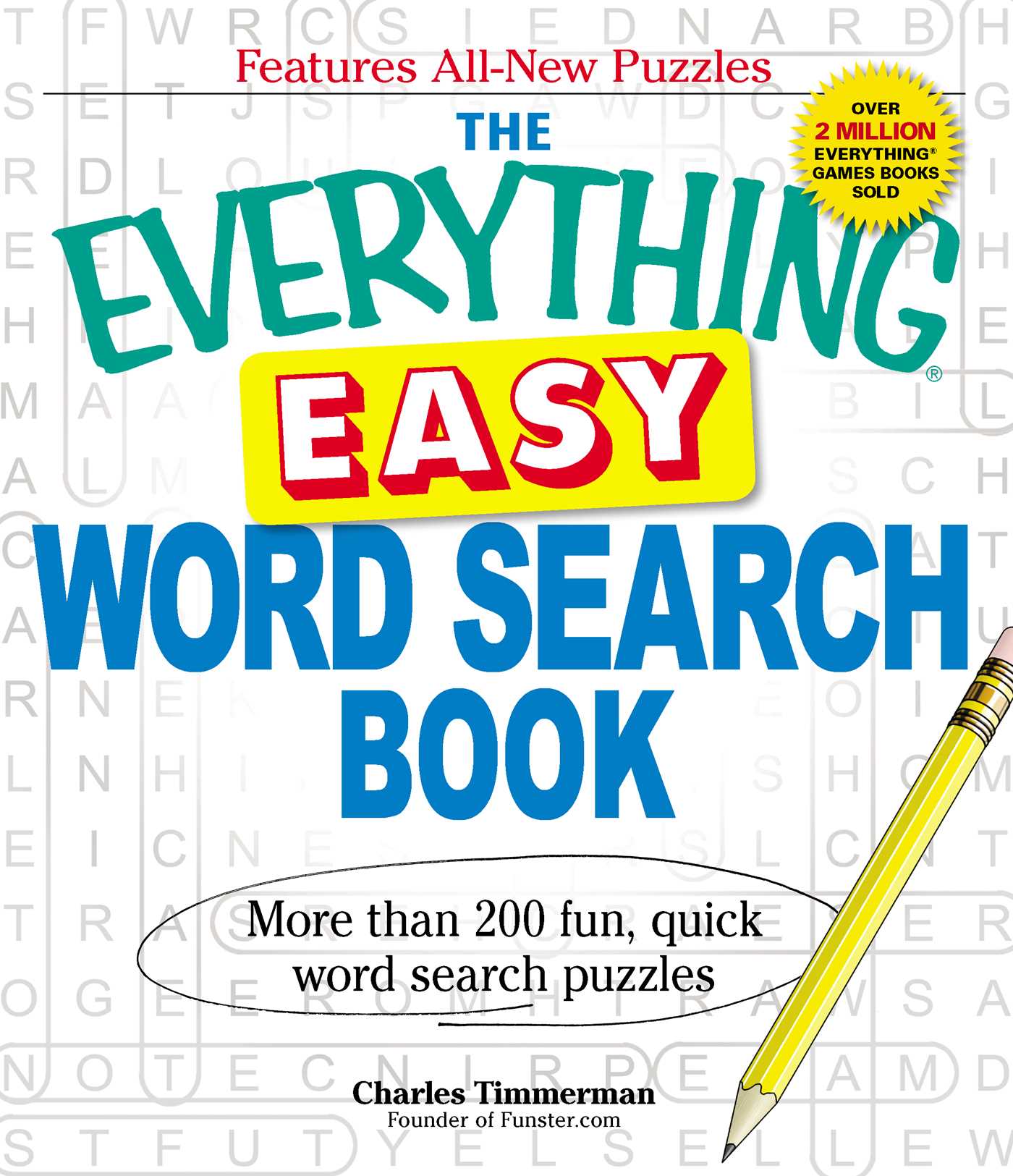 Everything Easy Word Search Book: More than 200 fun, quick word search puzzles