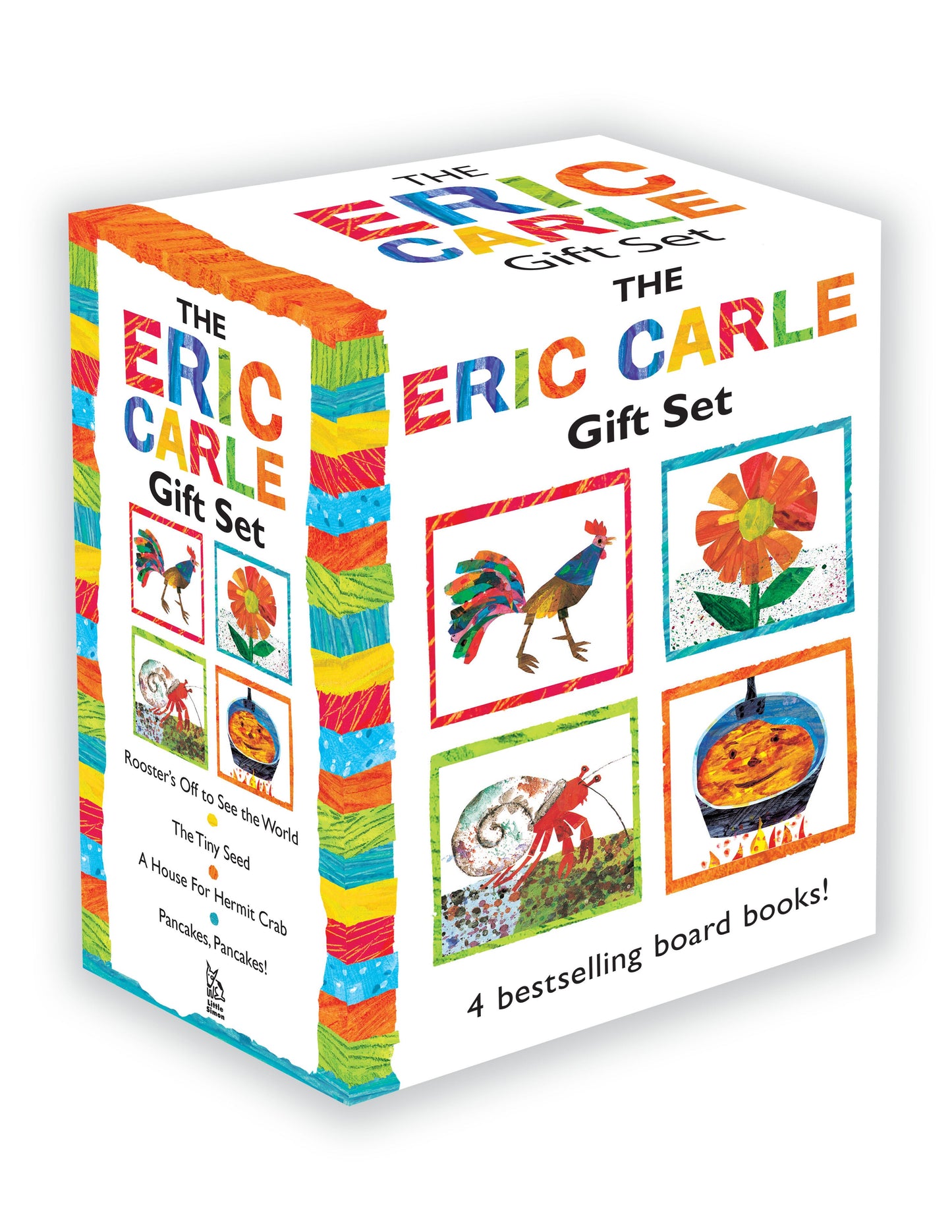 Eric Carle Gift Set (Boxed Set): The Tiny Seed; Pancakes, Pancakes!; A House for Hermit Crab; Rooster's Off to See the World