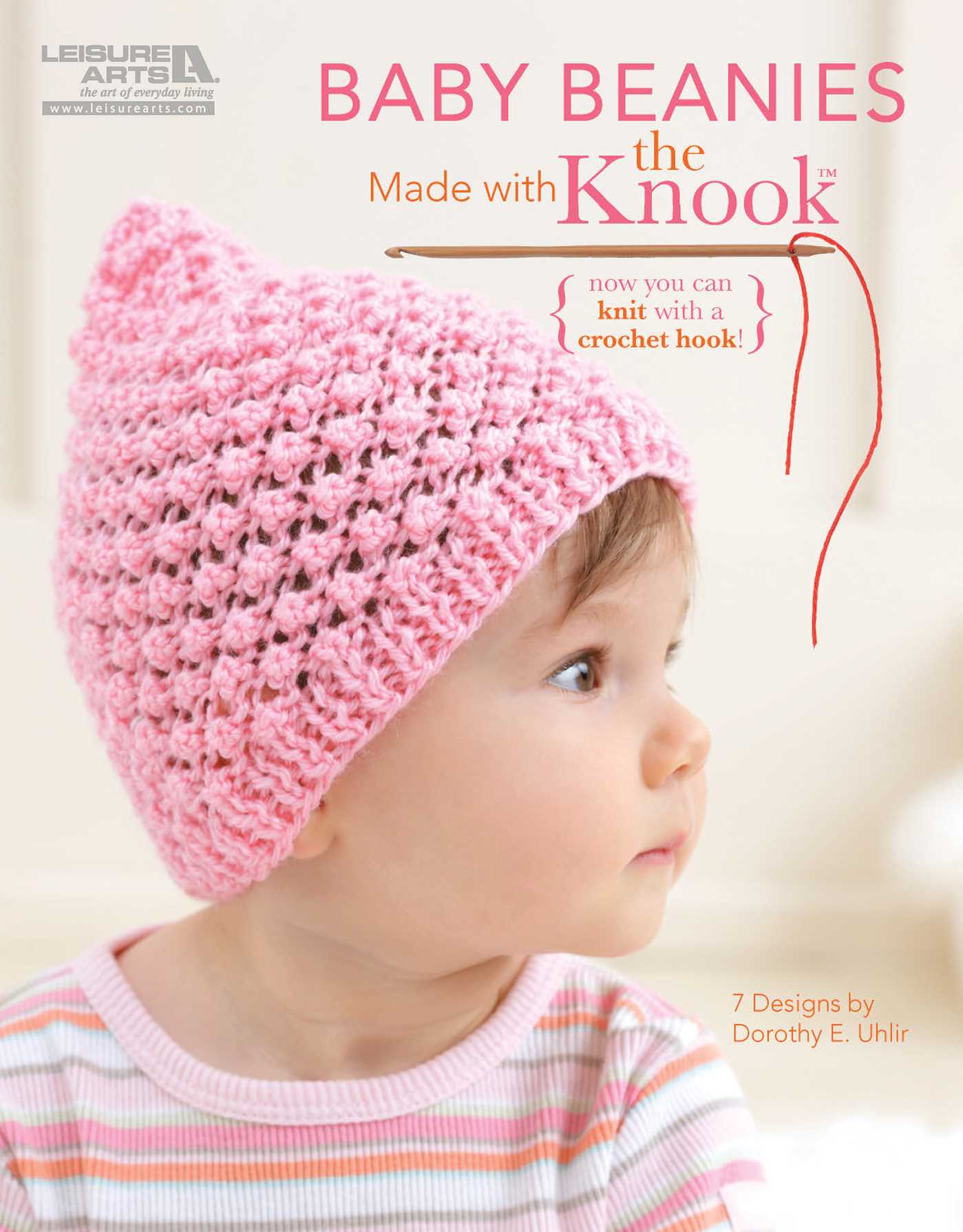 Baby Beanies Made with the Knook