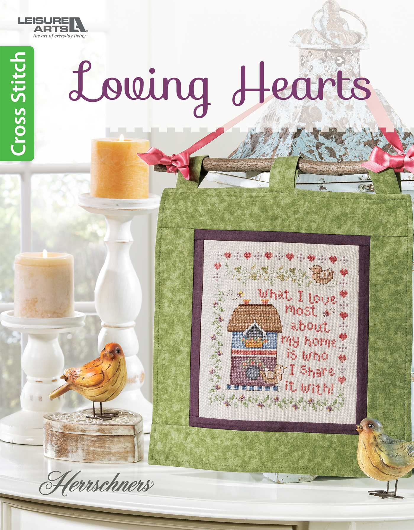 Loving Hearts Cross Stitch