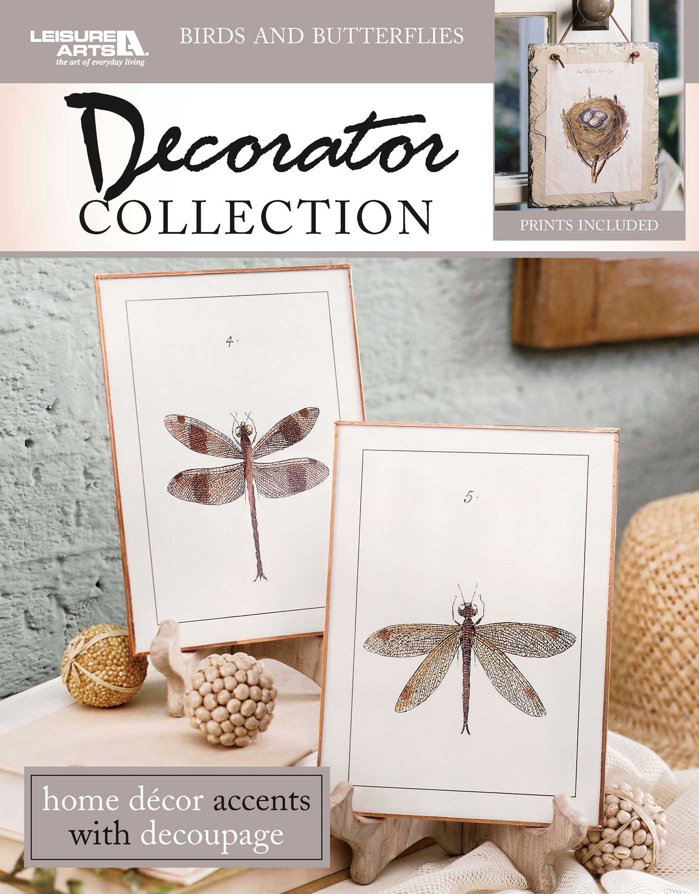 Birds and Butterflies—Home Decor Accents with Decoupage
