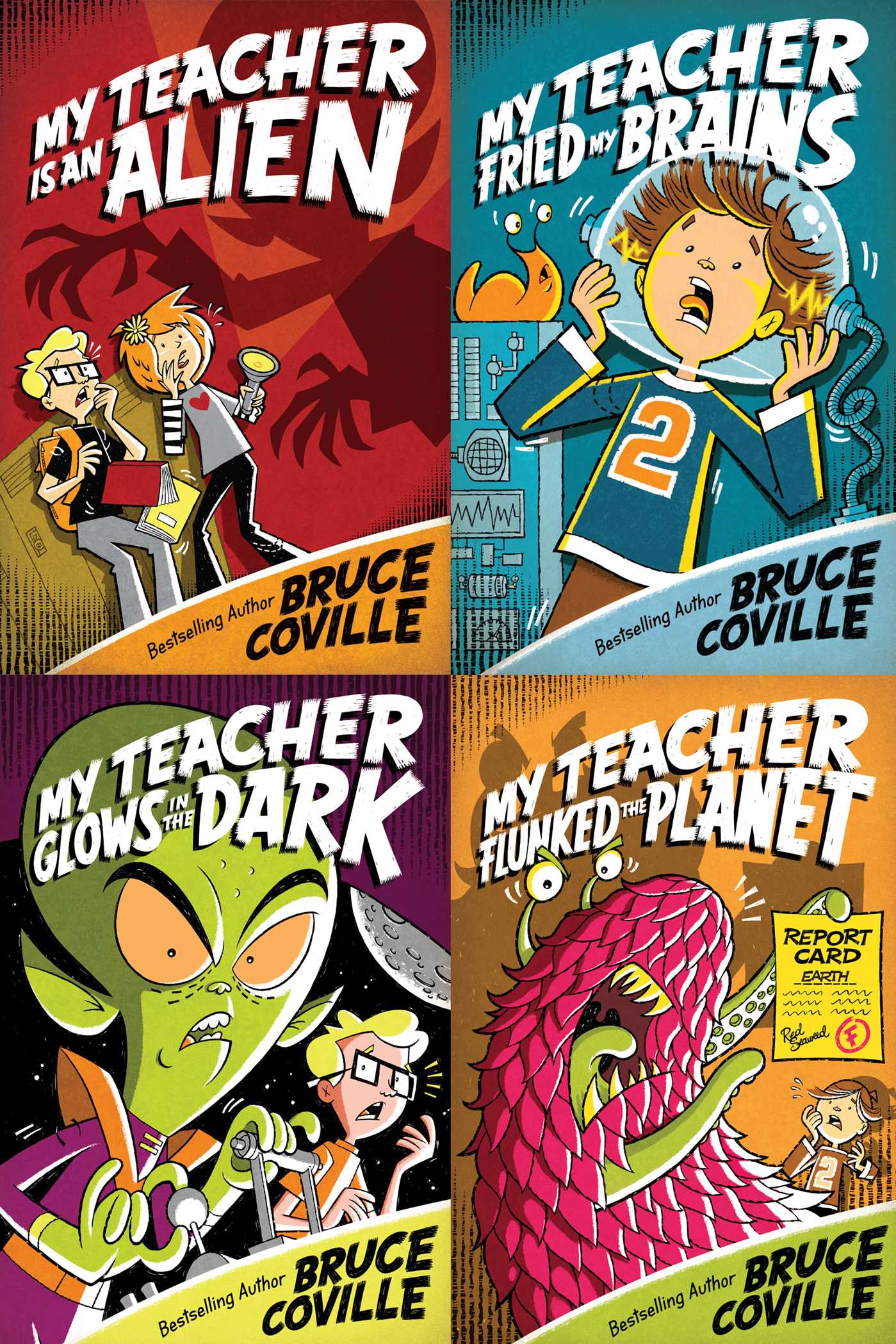 My Teacher Is an Alien Collection (Boxed Set): My Teacher Is an Alien; My Teacher Fried My Brains; My Teacher Glows in the Dark; My Teacher Flunked the Planet