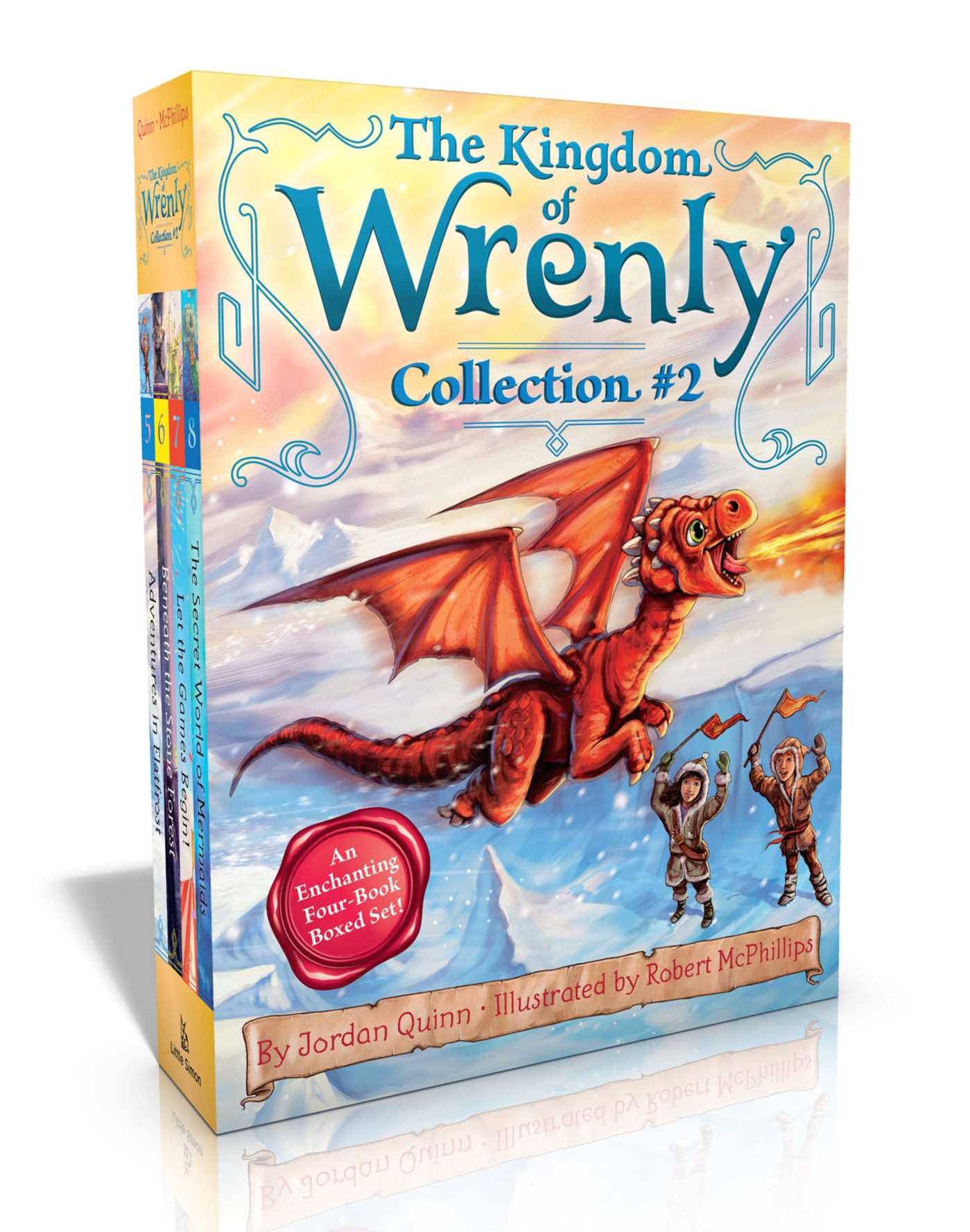 Kingdom of Wrenly Collection #2 (Boxed Set): Adventures in Flatfrost; Beneath the Stone Forest; Let the Games Begin!; The Secret World of Mermaids