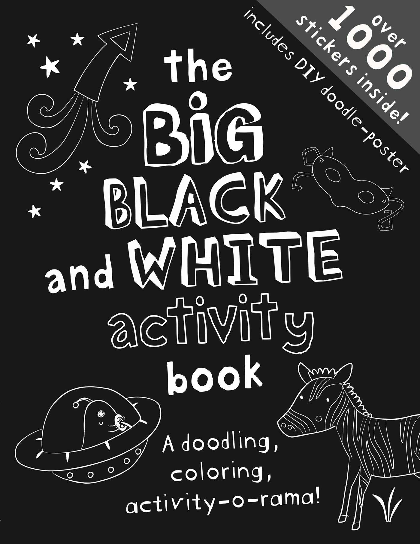 Big Black and White Activity Book