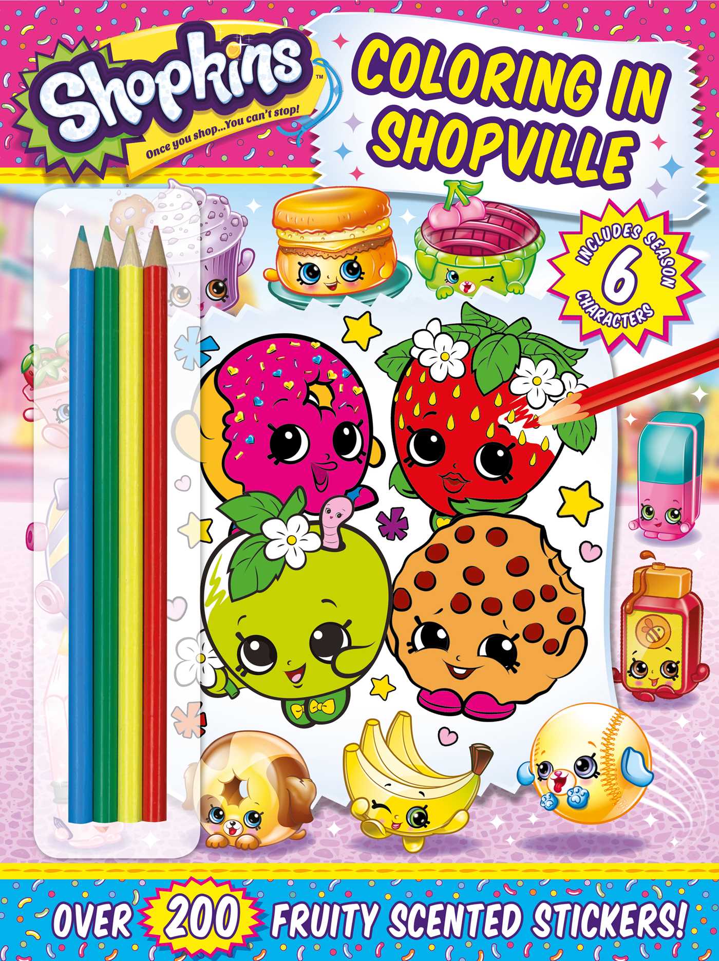 Shopkins Coloring in Shopville