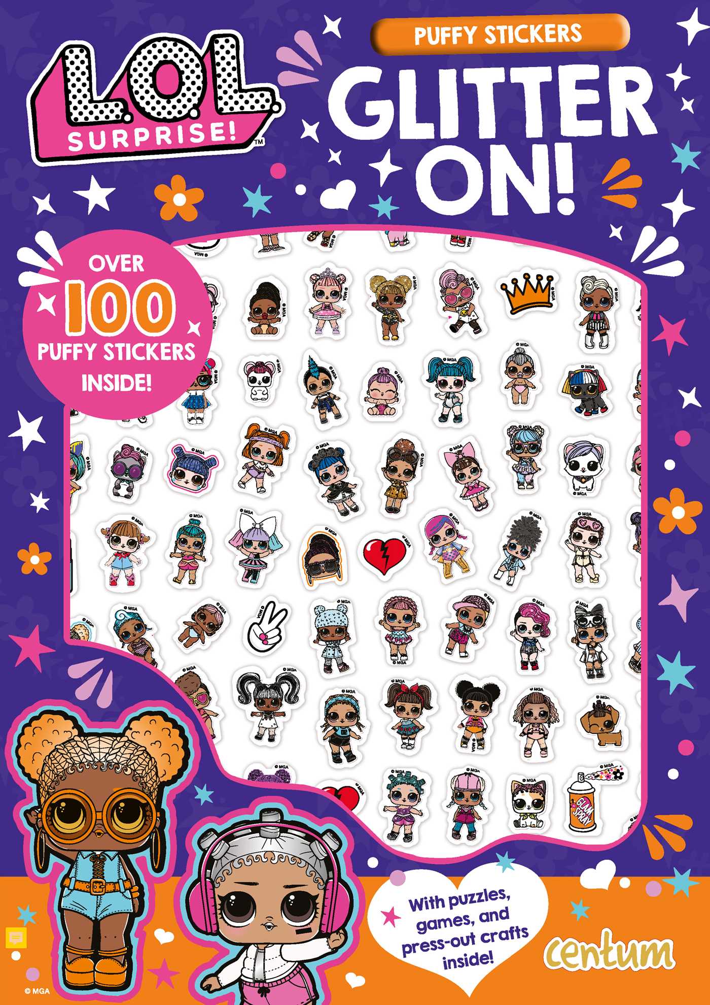 L.O.L. Surprise!: Glitter On! Puffy Sticker and Activity Book
