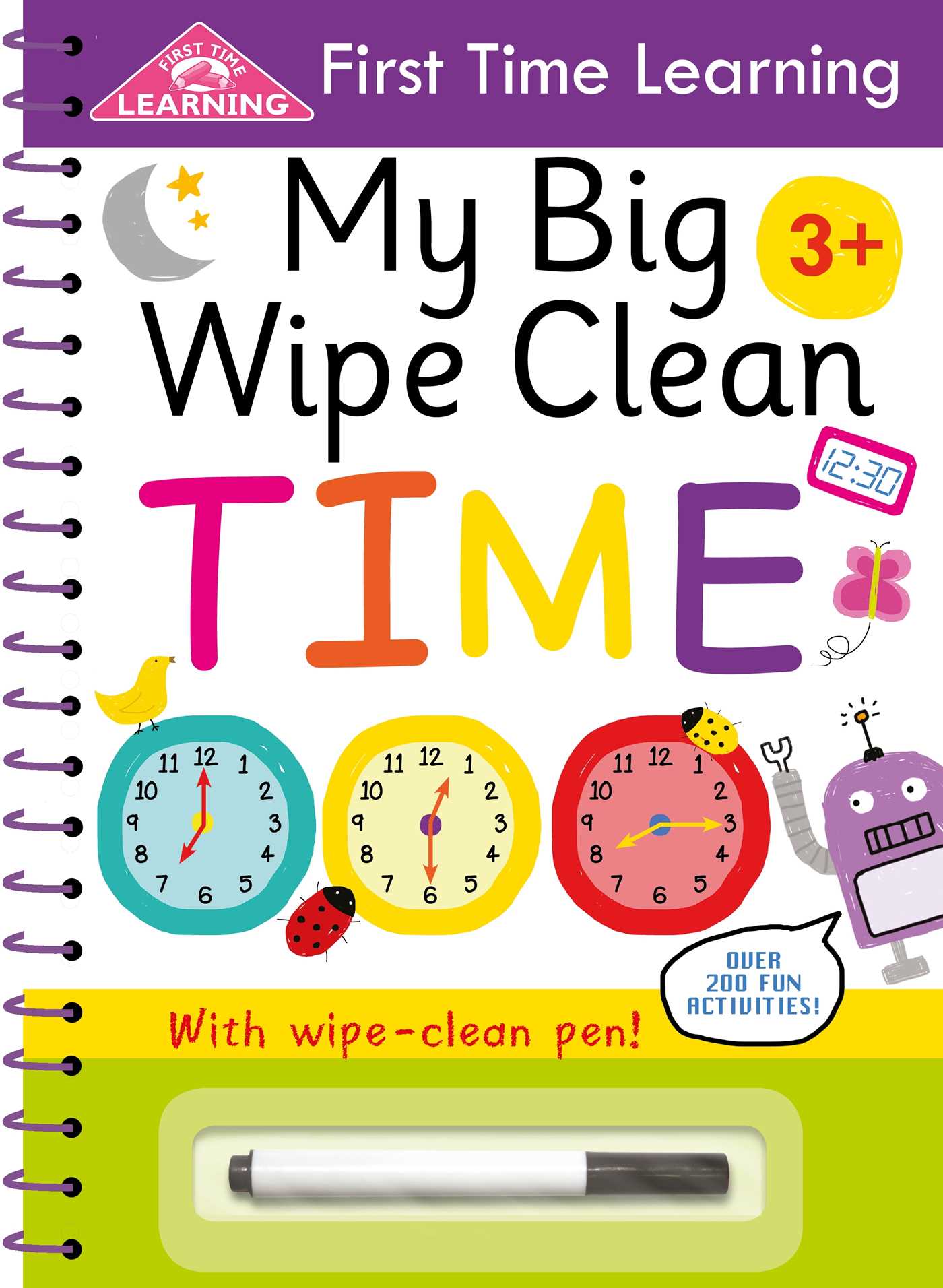 Big Wipe Clean Time: Wipe-Clean Workbook