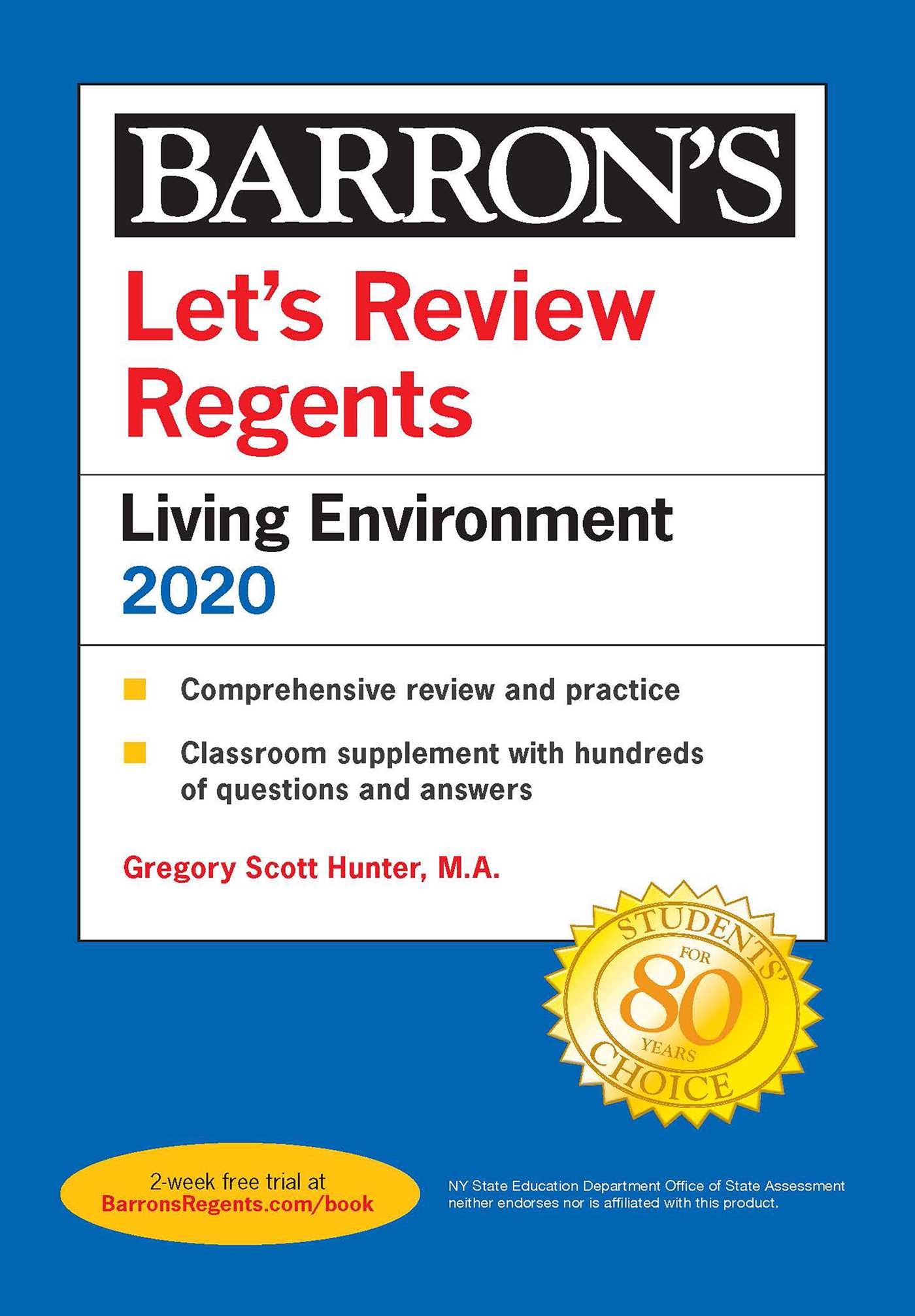 Let's Review Regents: Living Environment 2020