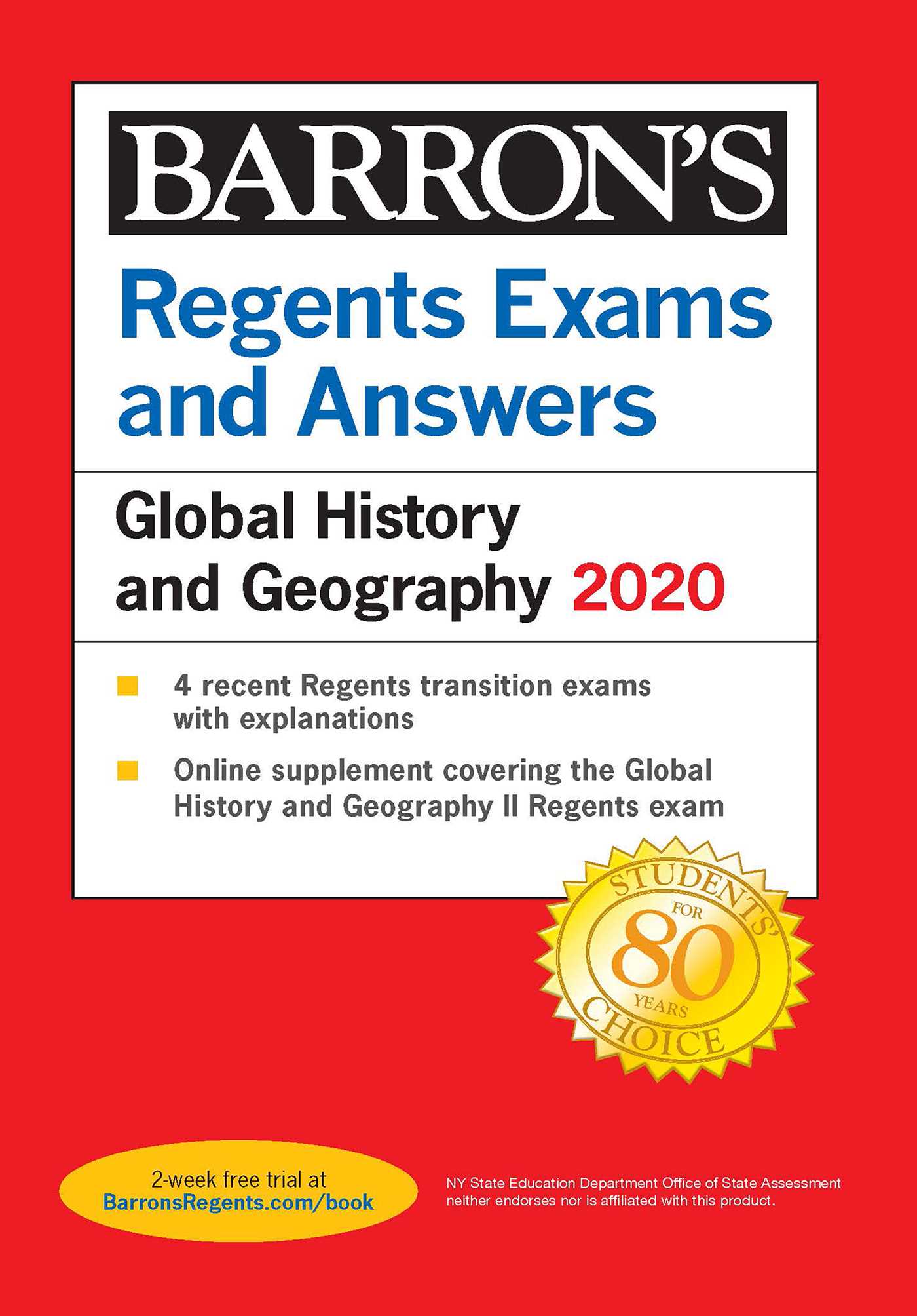 Regents Exams and Answers: Global History and Geography 2020