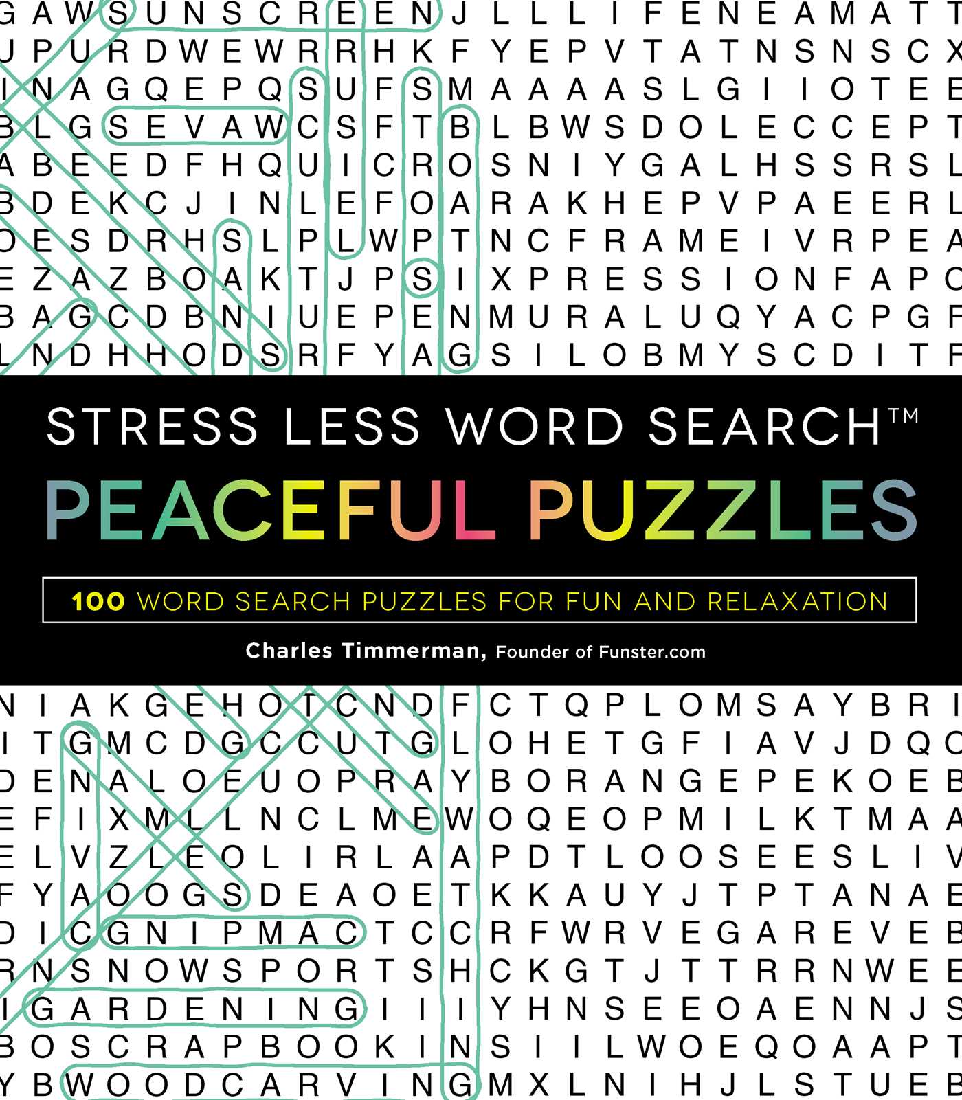 Stress Less Word Search - Peaceful Puzzles