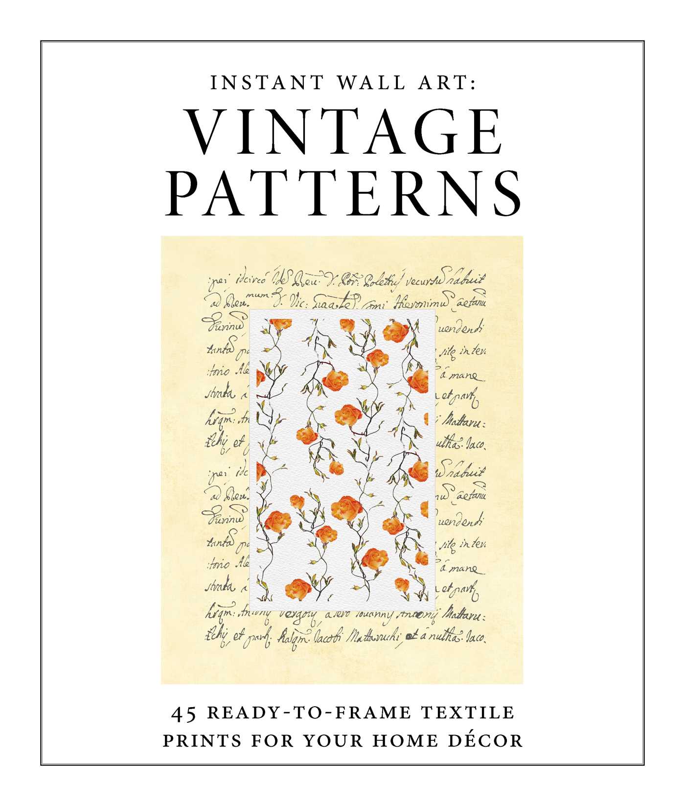 Instant Wall Art - Vintage Patterns