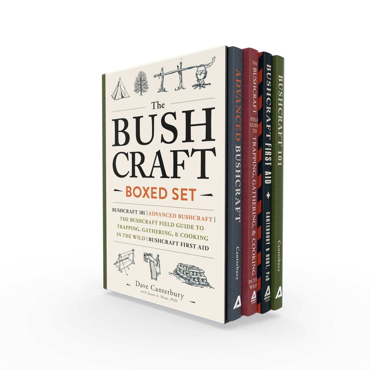 Bushcraft Boxed Set: Bushcraft 101; Advanced Bushcraft; The Bushcraft Field Guide to Trapping, Gathering, & Cooking in the Wild; Bushcraft First Aid
