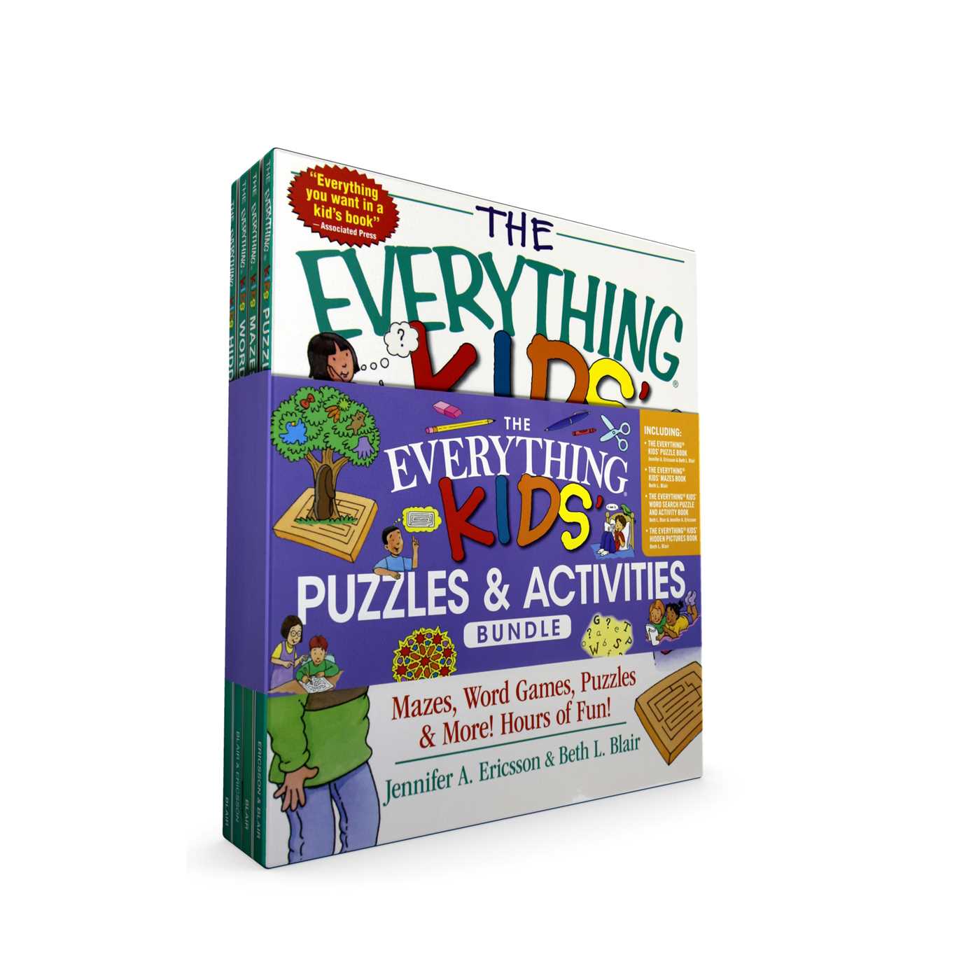 Everything Kids' Puzzles & Activities Bundle: The Everything® Kids' Puzzle Book; The Everything® Kids' Mazes Book; The Everything® Kids' Word Search Puzzle and Activity Book; The Everything® Kids' Hidden Pictures Book